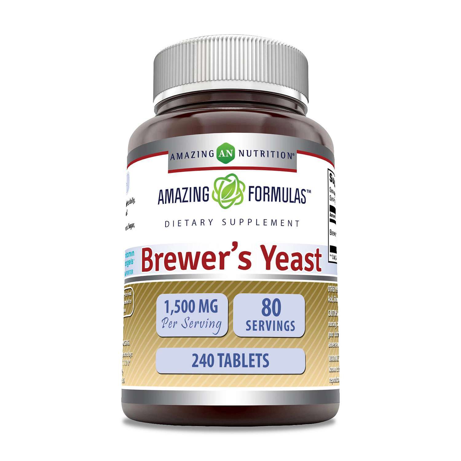 Brewer's Yeast - 240 Tablets (80 Servings)  | GNC