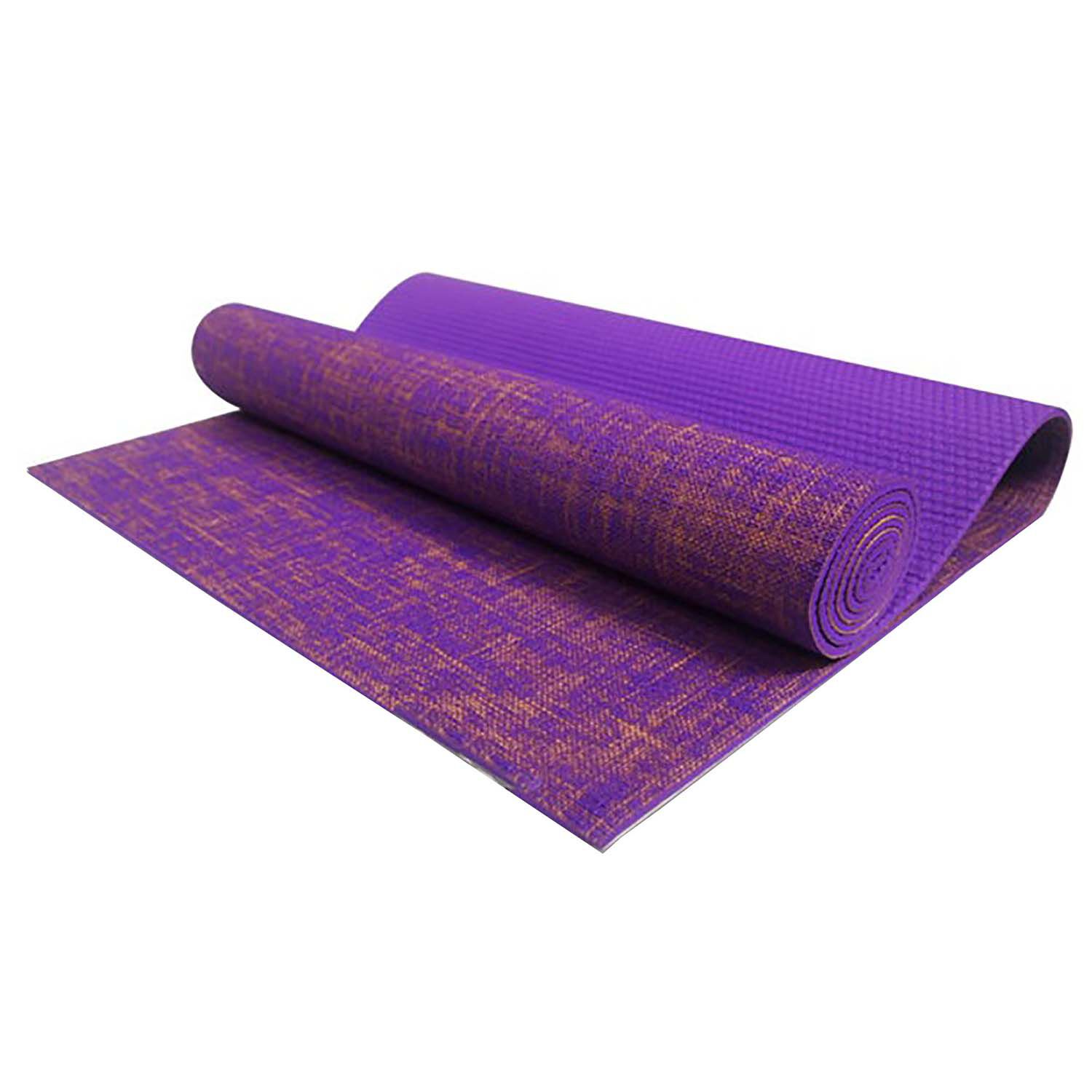 Fitccessory Hemp Yoga Mat Purple Gnc