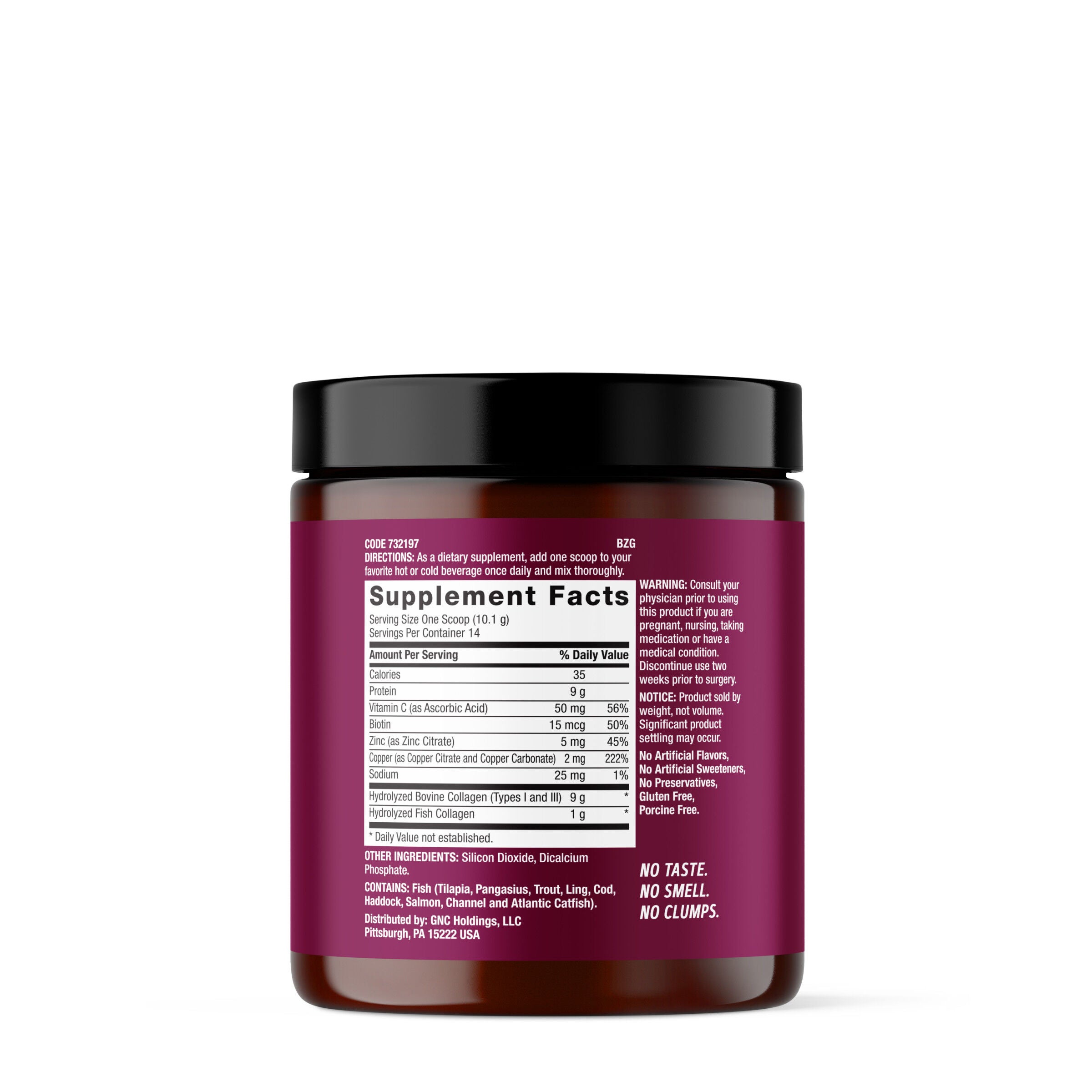 Premier Collagen Powder - Unflavored (14 Servings)  | GNC