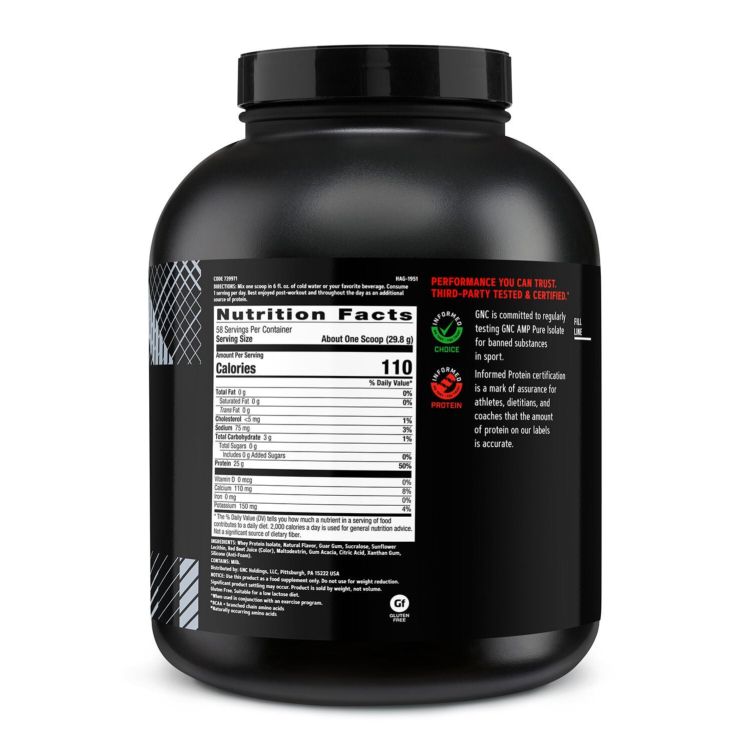 Pure Isolate - Strawberry (58 Servings) Strawberry | GNC