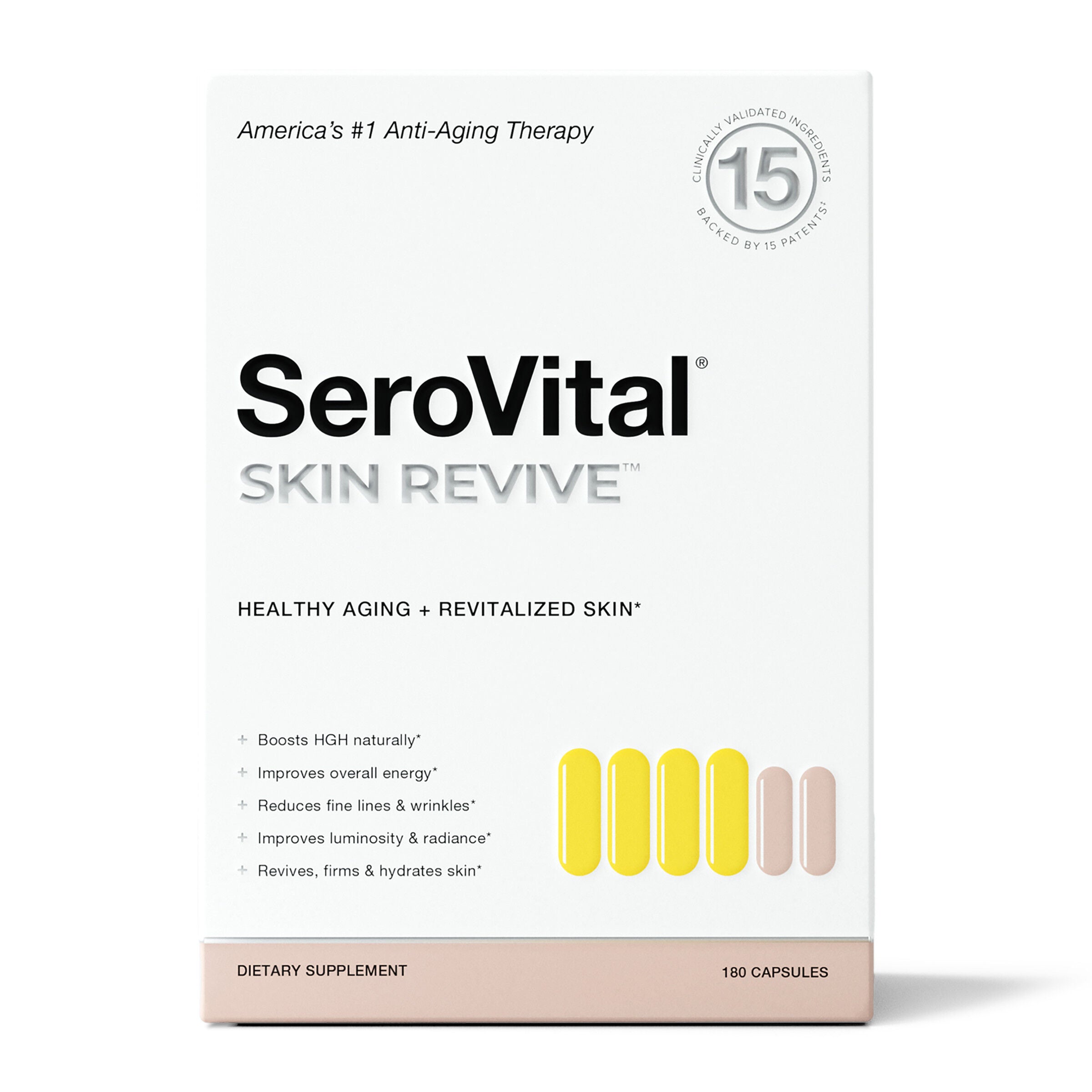 SeroVital Skin Revive - 180 Capsules (60 Servings)  | GNC