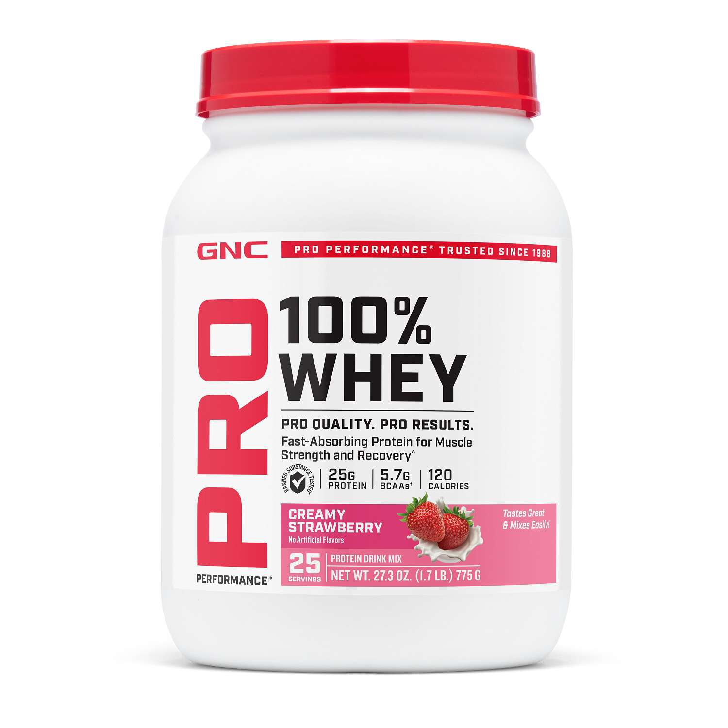 100% Whey 2.0 - Creamy Strawberry (25 Servings)