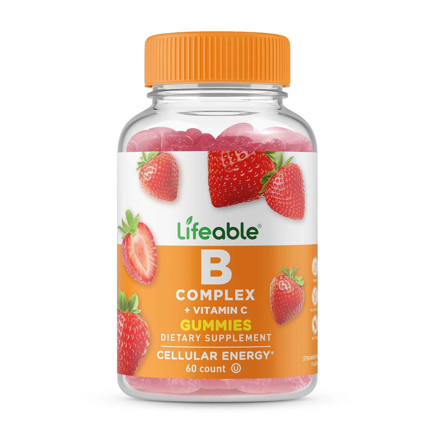B Complex and Vitamin C - 60 Gummies (60 Servings)  | GNC