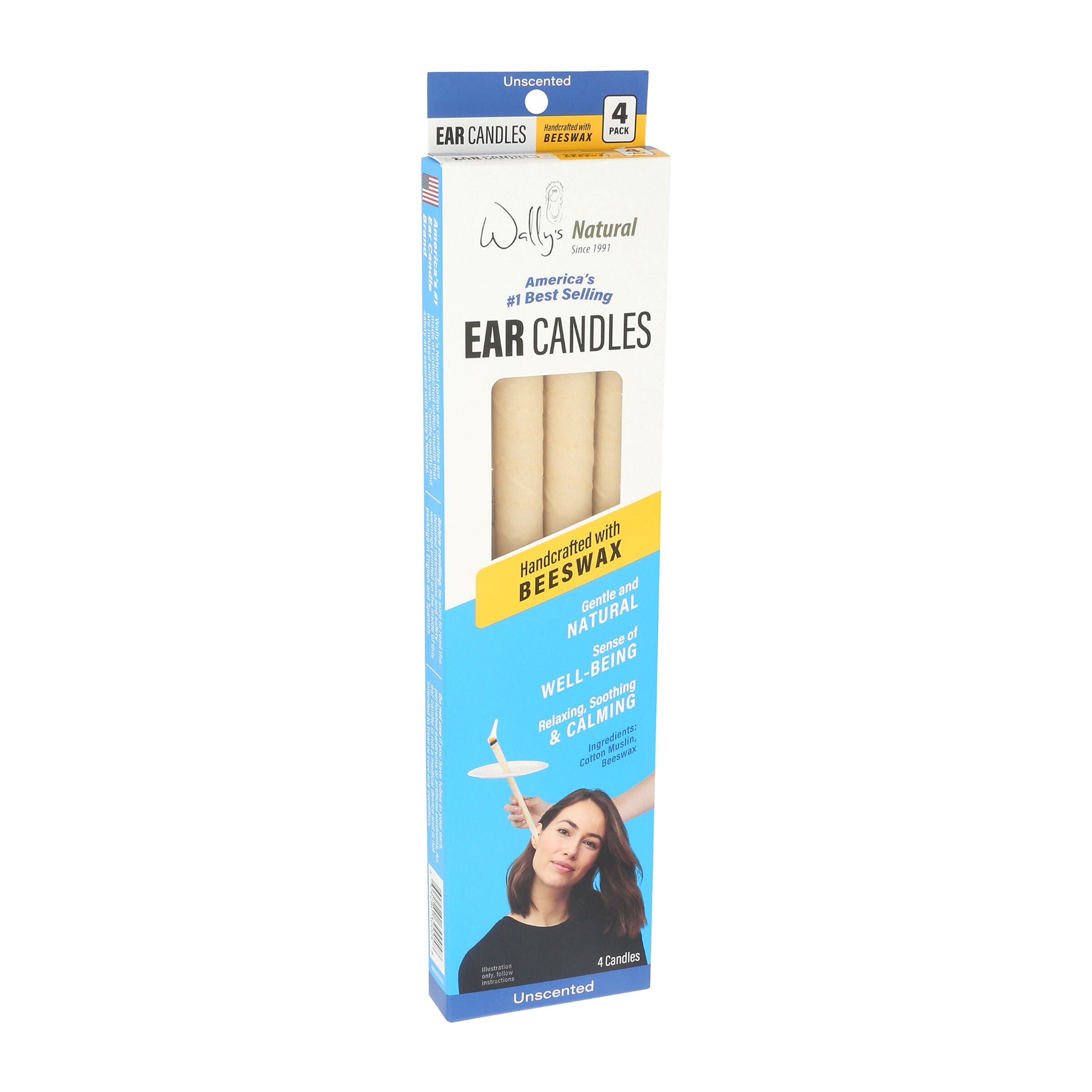 All Natural Beeswax Candle - 4 Candles  | GNC