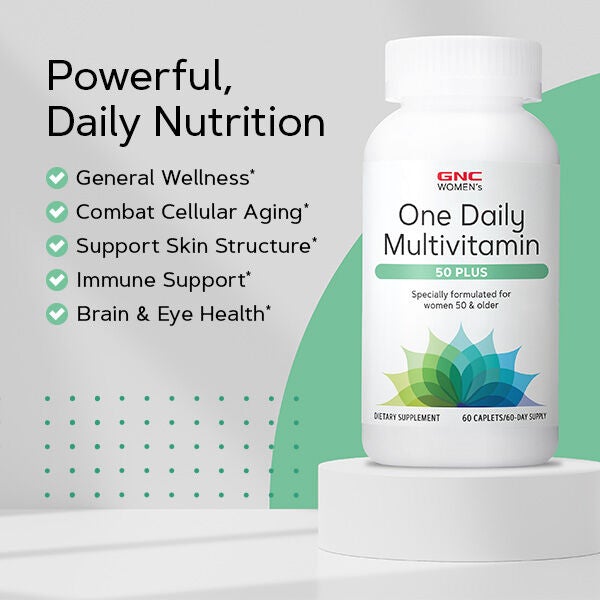 One Daily Multivitamin 50 Plus - 60 Caplets (60 Servings)  | GNC