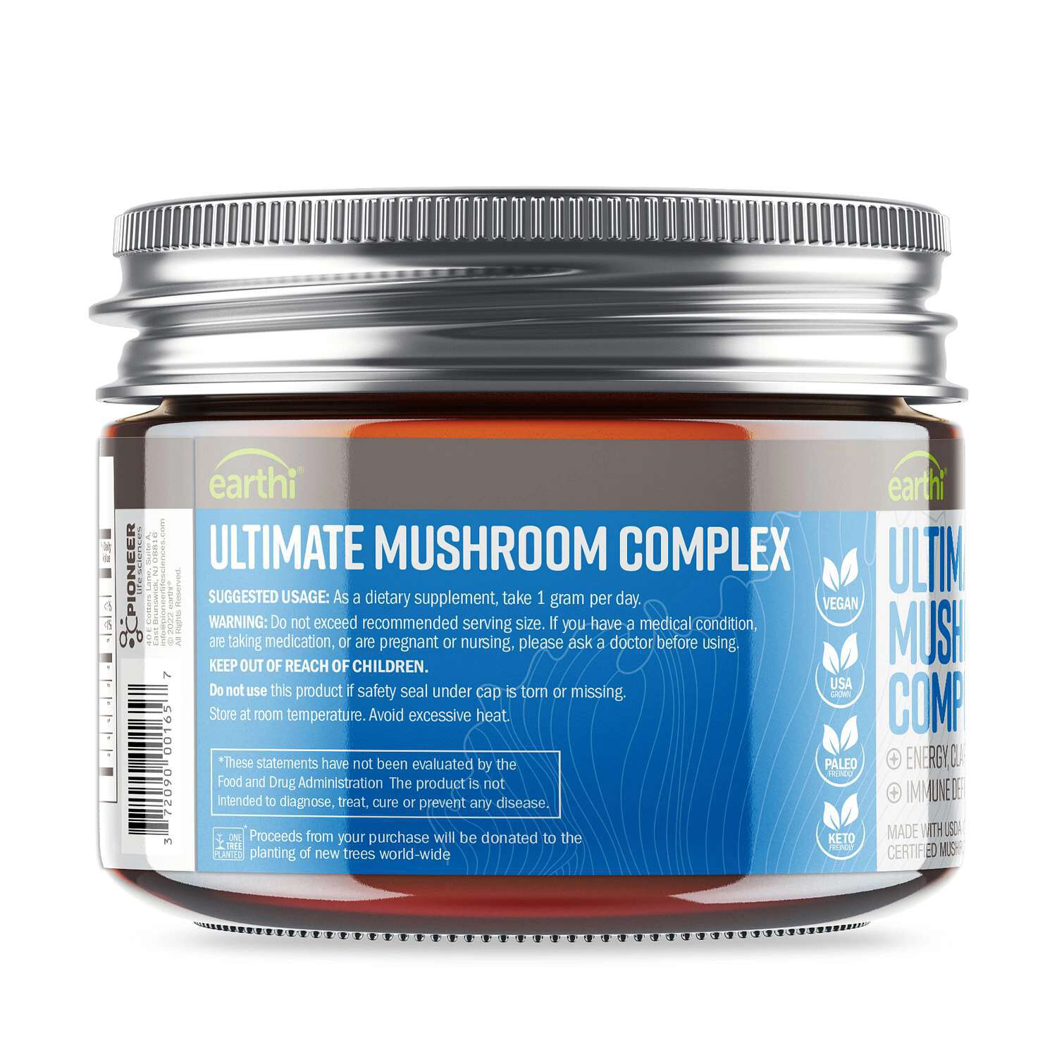 Ultimate Mushroom Complex 1000mg - 60g (60 Servings)