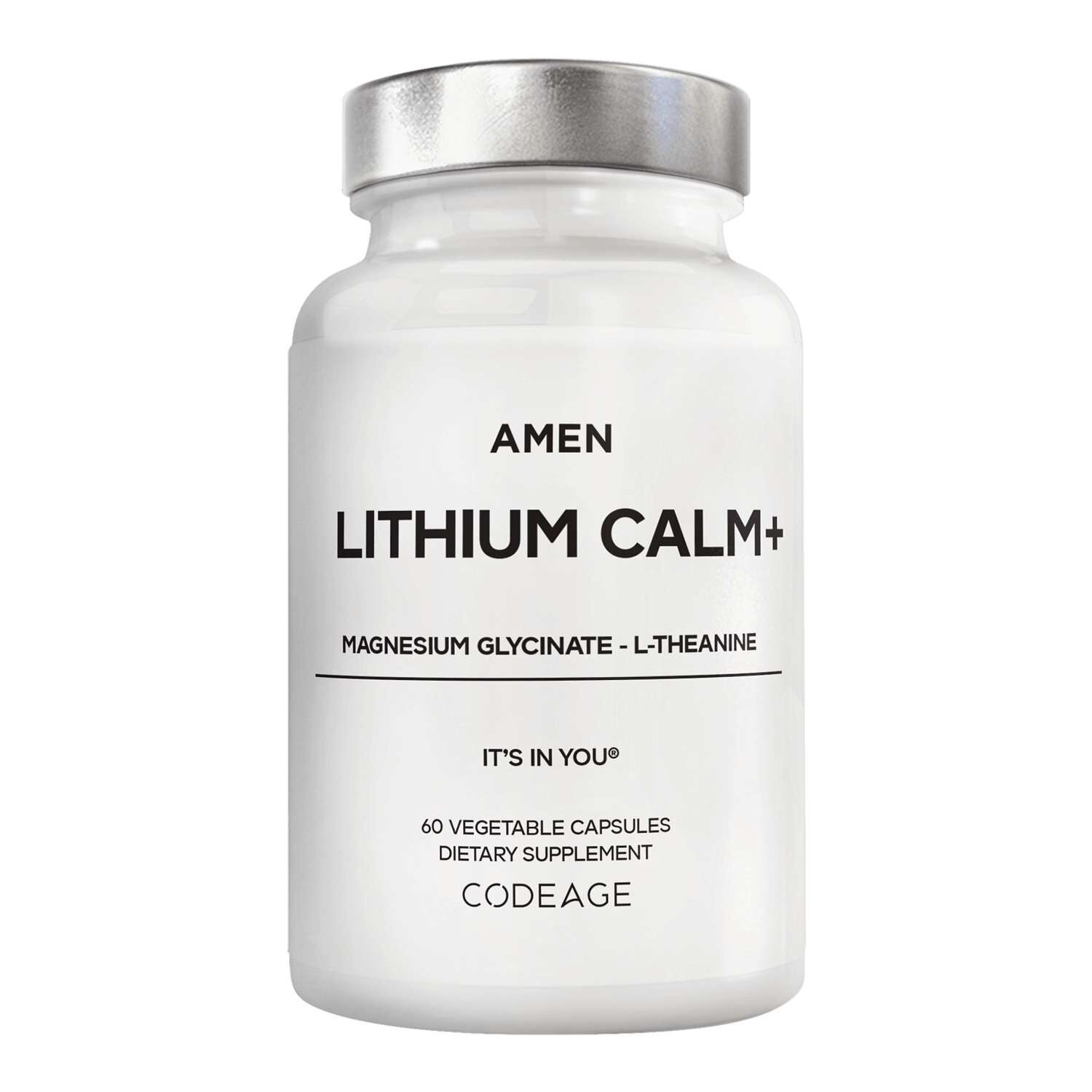 Amen Lithium Calm+ - 60 Vegetable Capsules (60 Servings)  | GNC