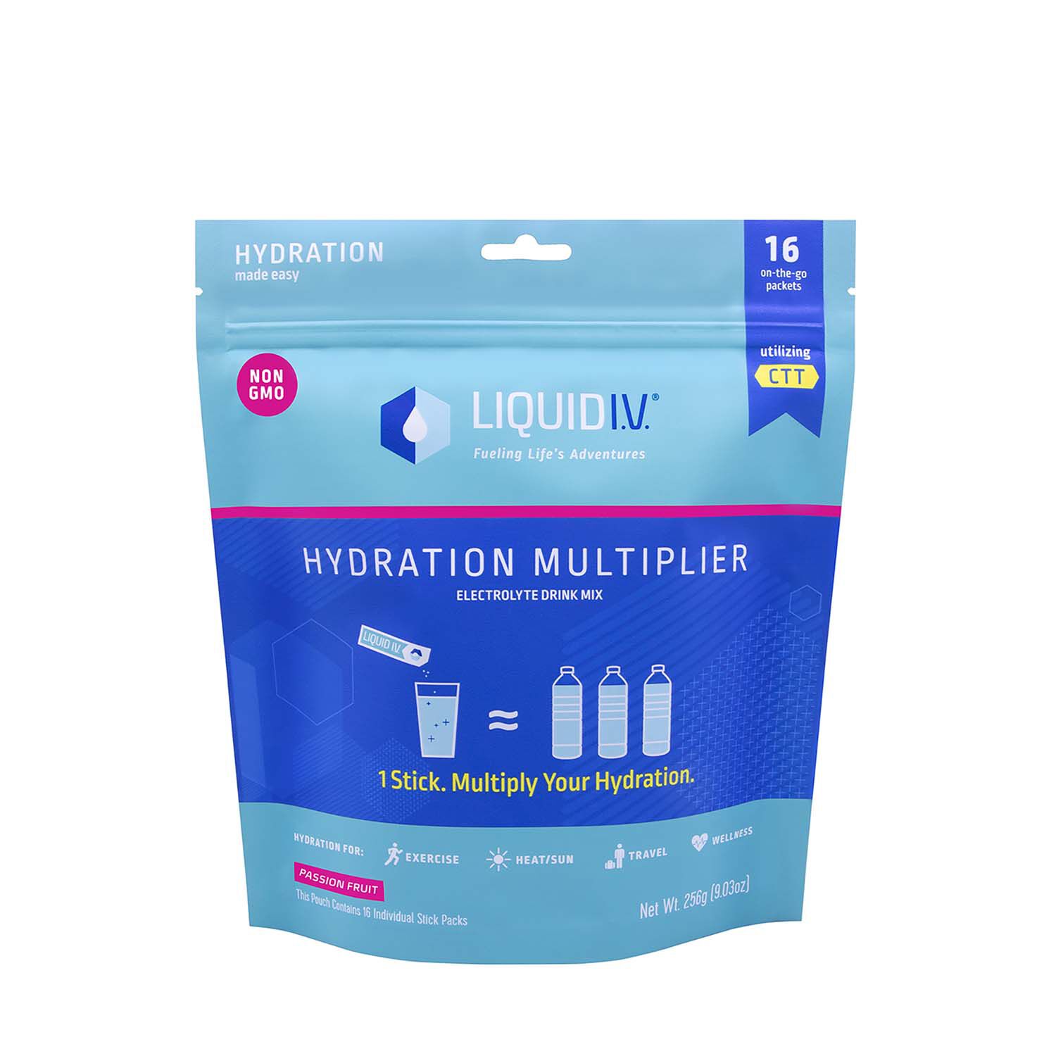 Liquid I V Hydration Multiplier Packets Passion Fruit Gnc