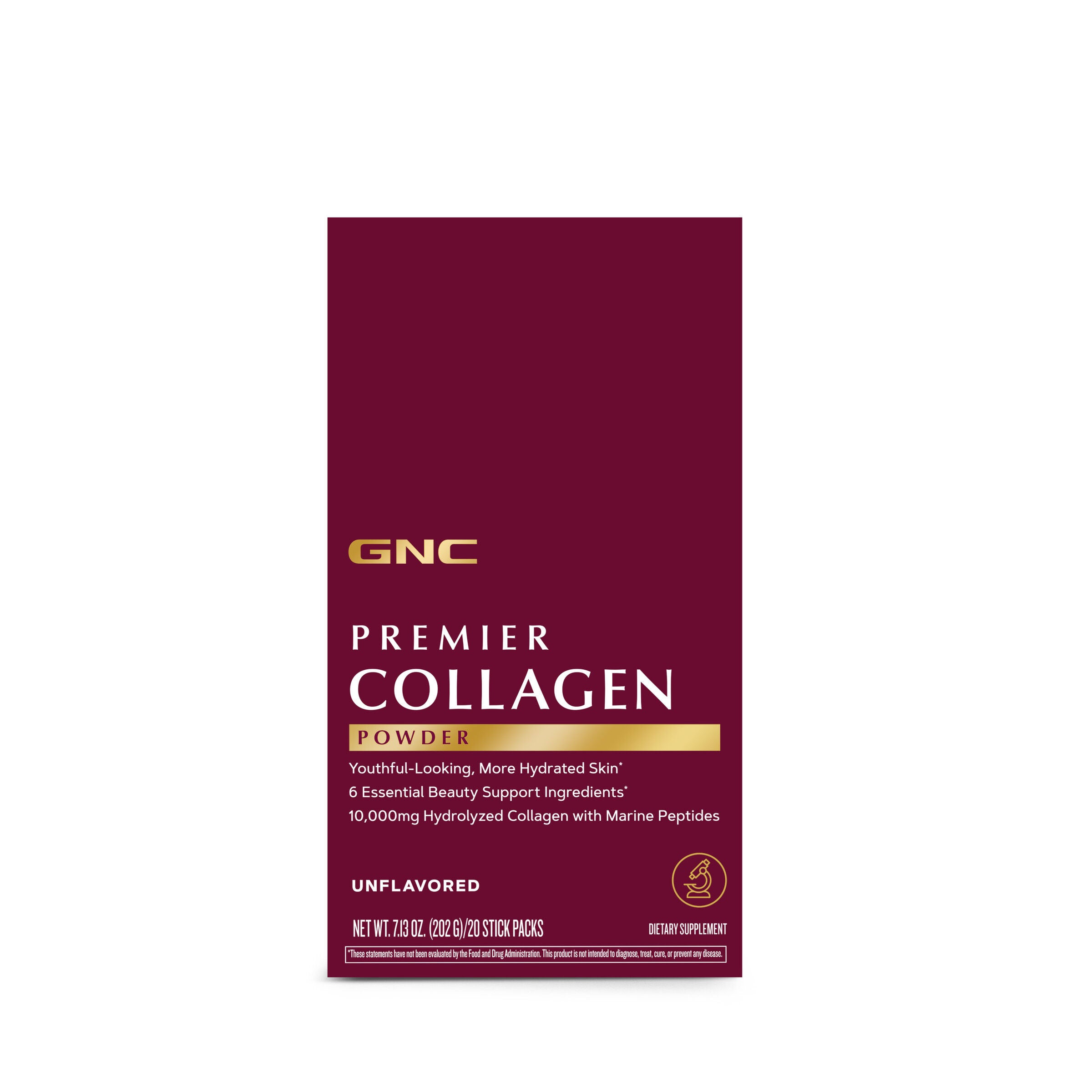 Premier Collagen Powder - Unflavored (20 Stick Packs)  | GNC