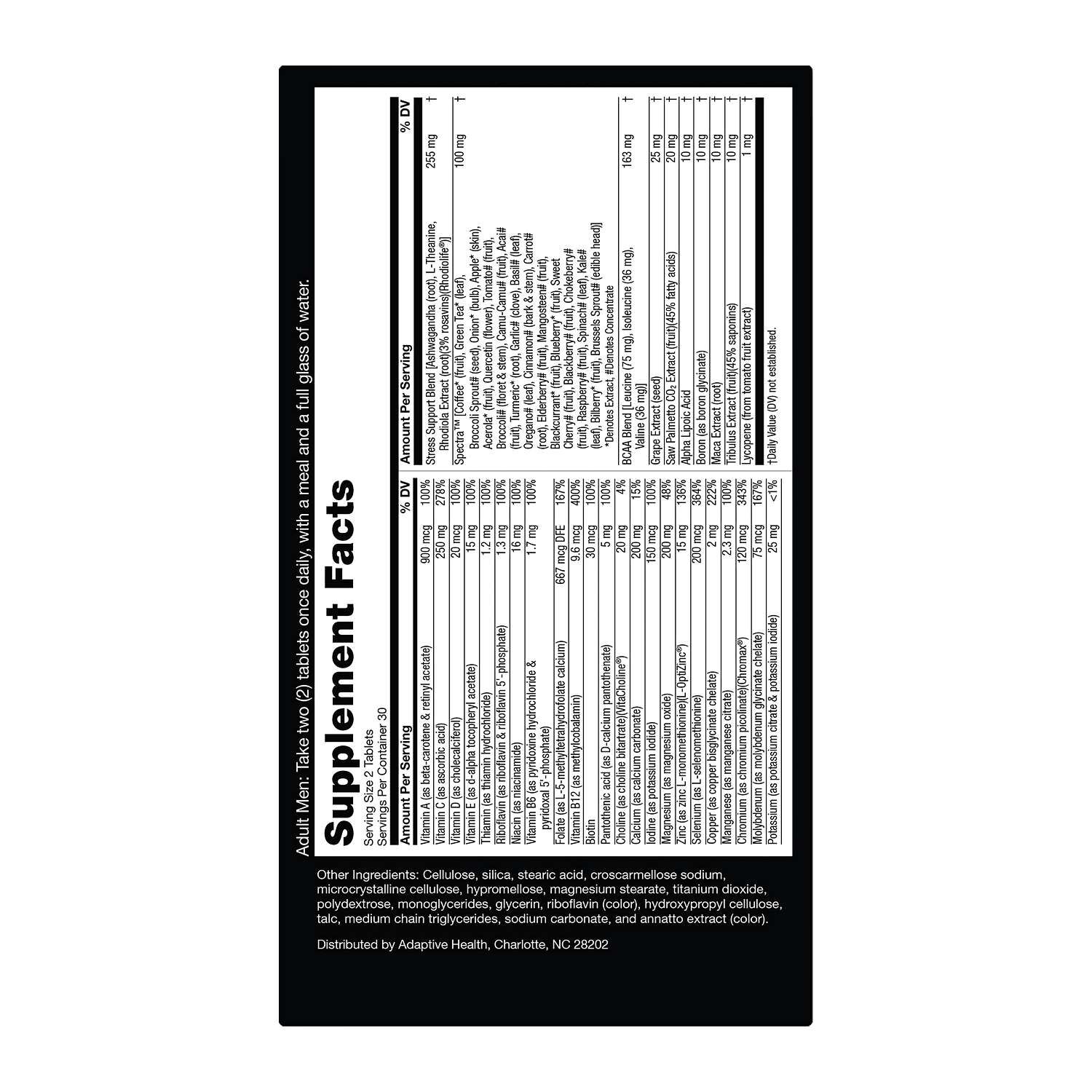 Men's Testosterone Multivitamin - 60 Tablets (30 Servings)  | GNC
