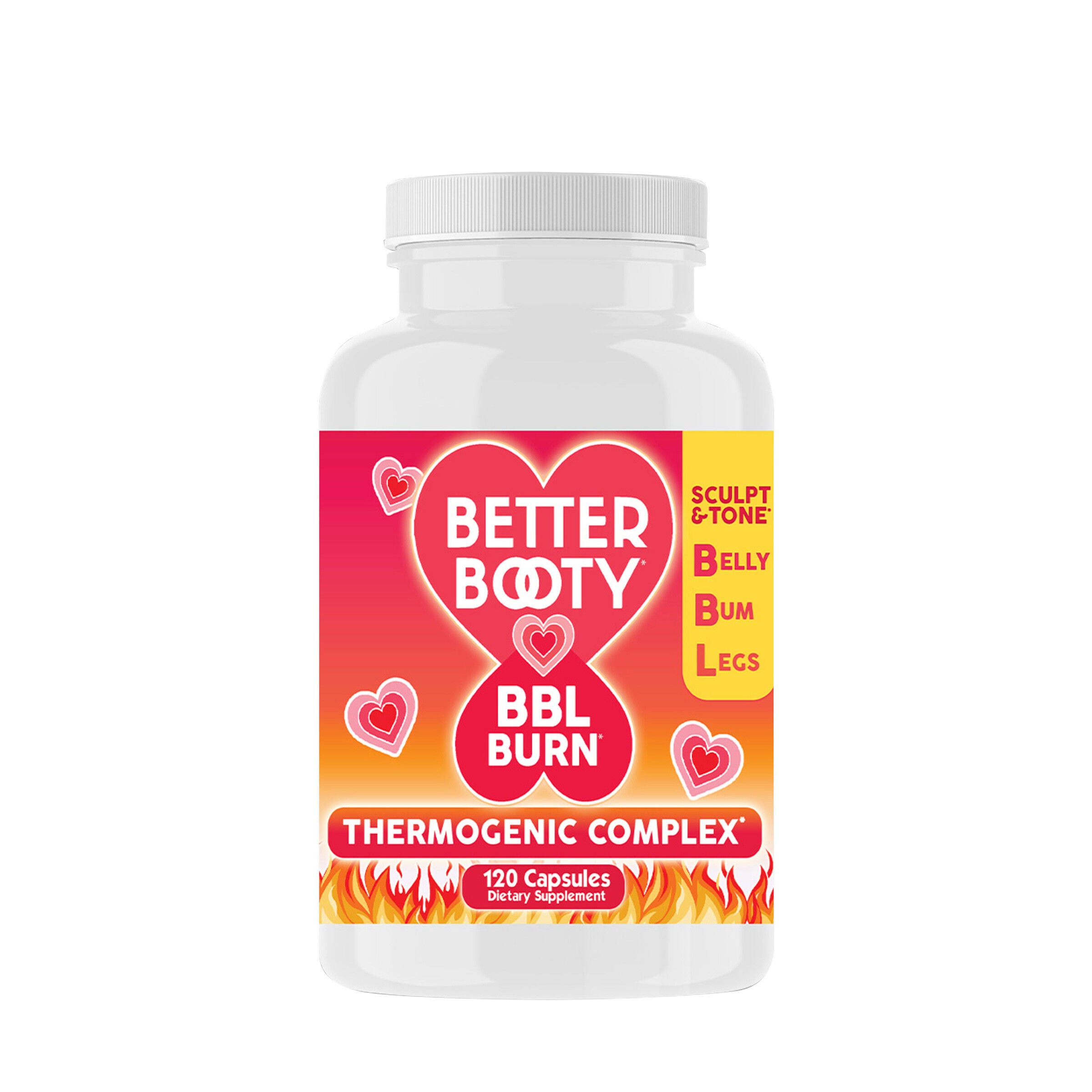 Better Booty BBL Burn Thermogenic Complex - 120 Capsules (60 Servings)  | GNC