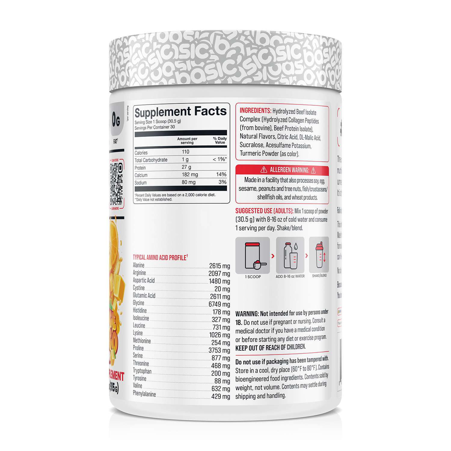 Beef Iso - Tropical Orange Mango (30 Servings) Tropical Orange Mango | GNC
