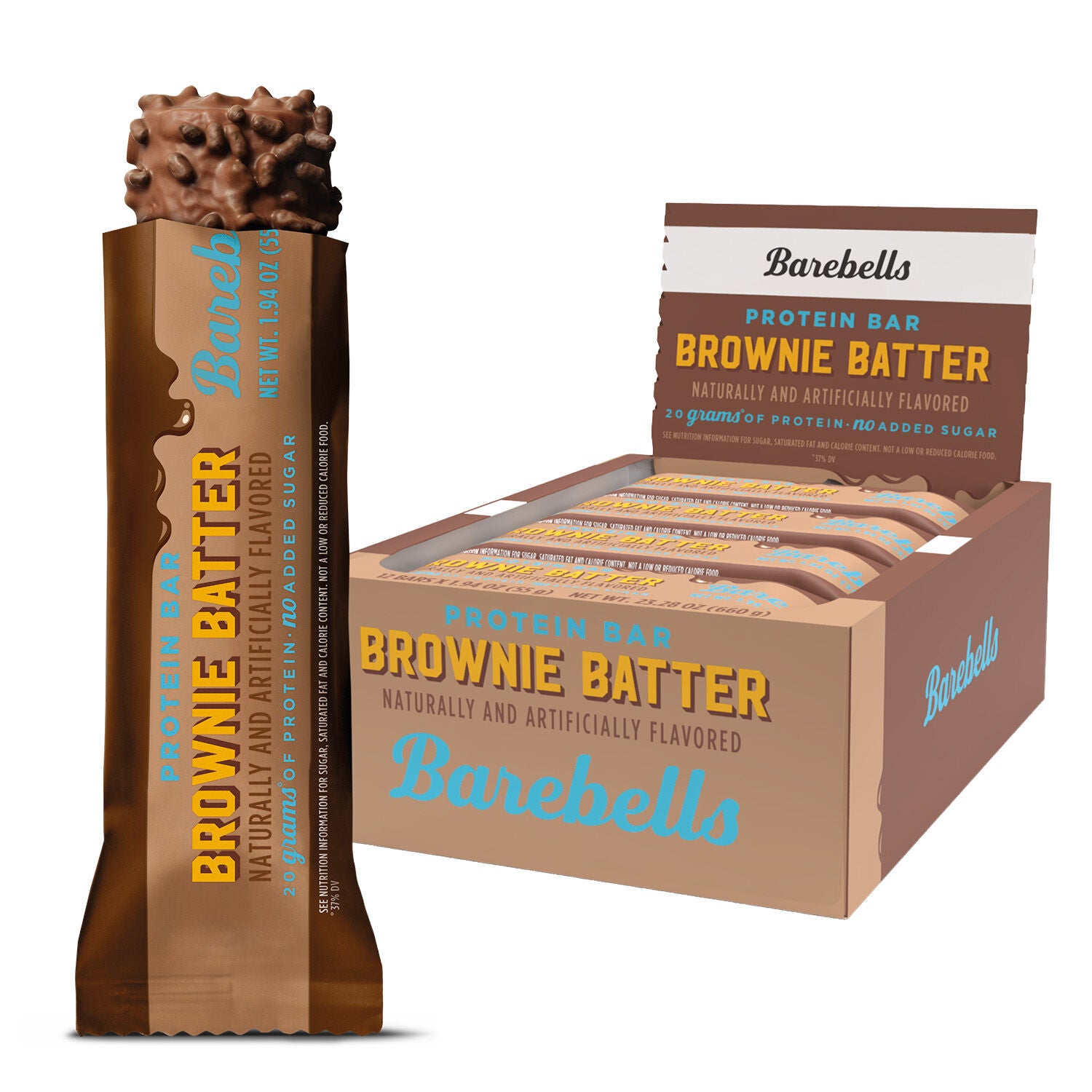 Protein Bar - Brownie Batter (12 Bars) Brownie Batter | GNC