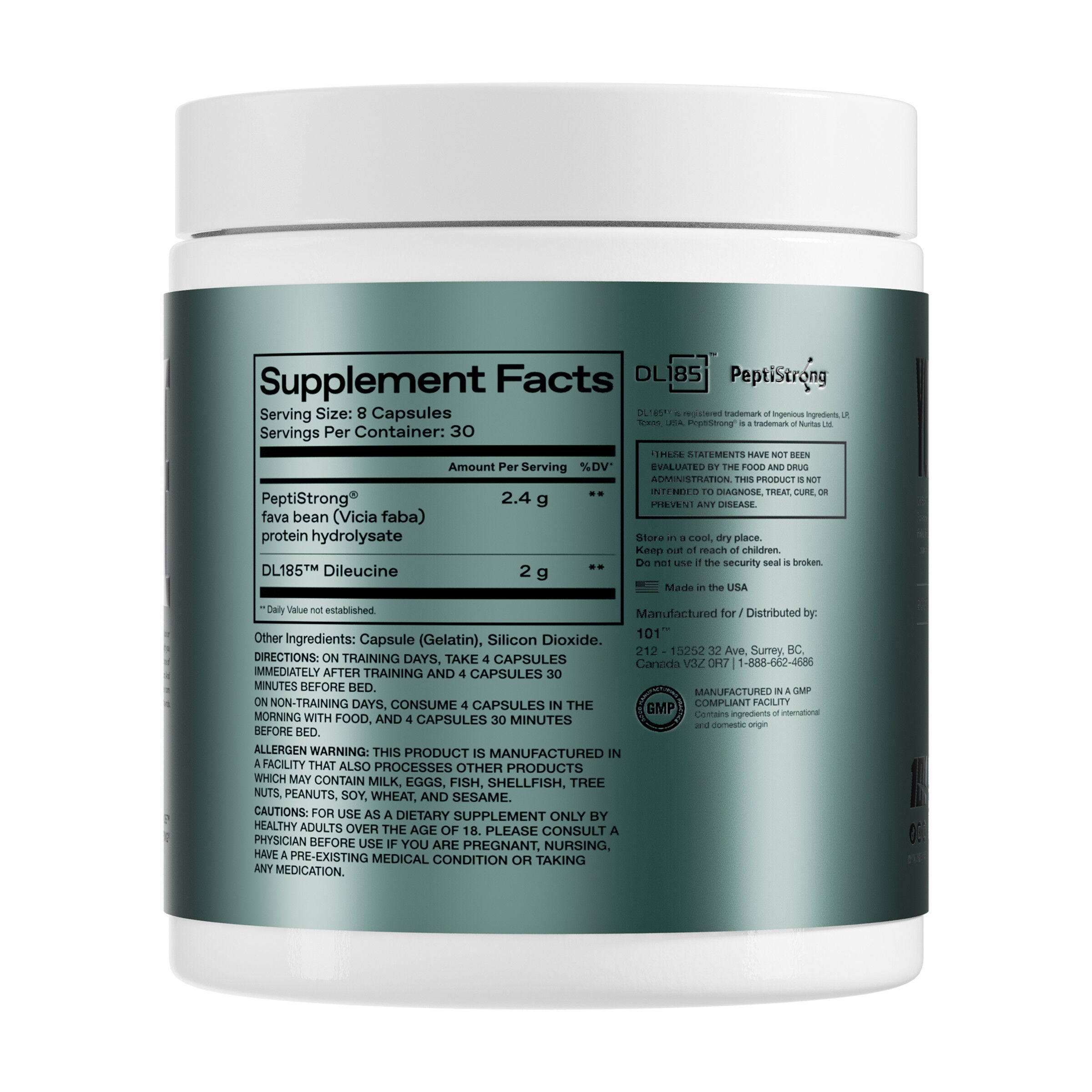 One of One Peptide Builder - 240 Capsules (30 Servings)  | GNC