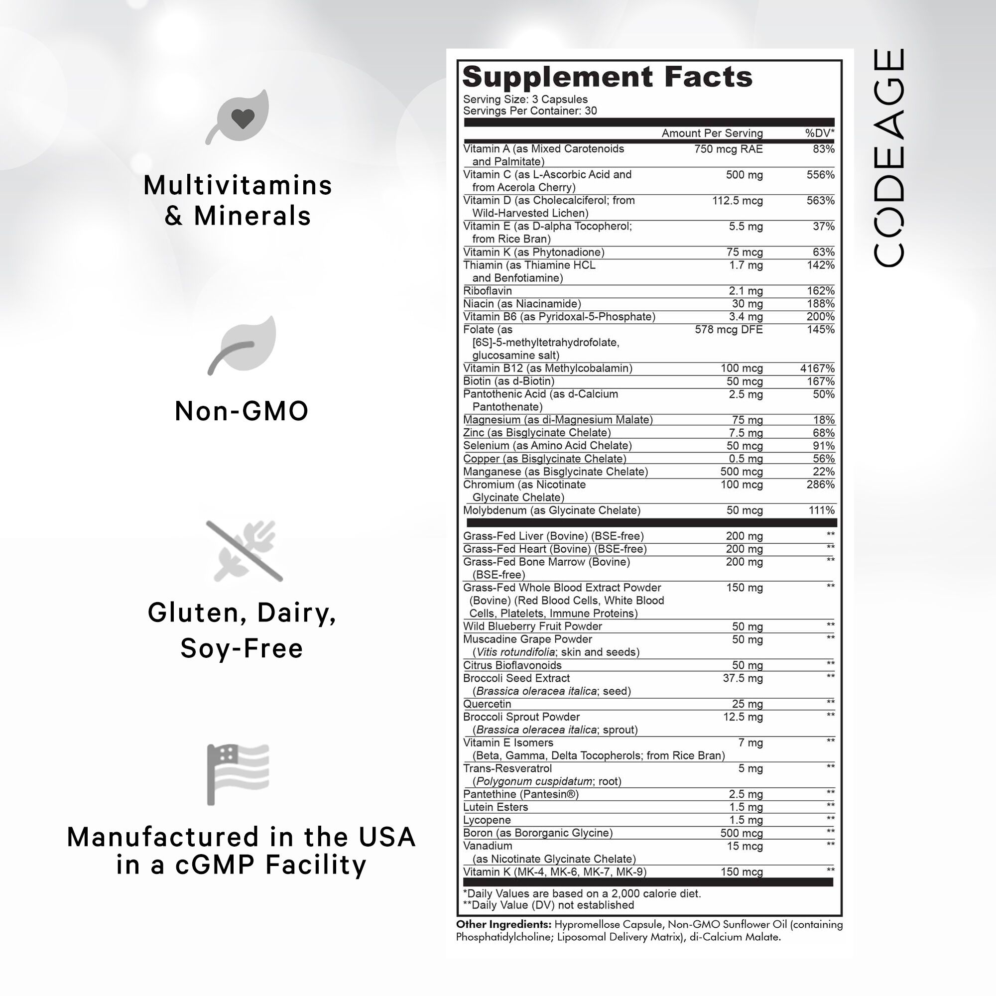Multivitamin Performance Elite Max - 90 Capsules (30 Servings)