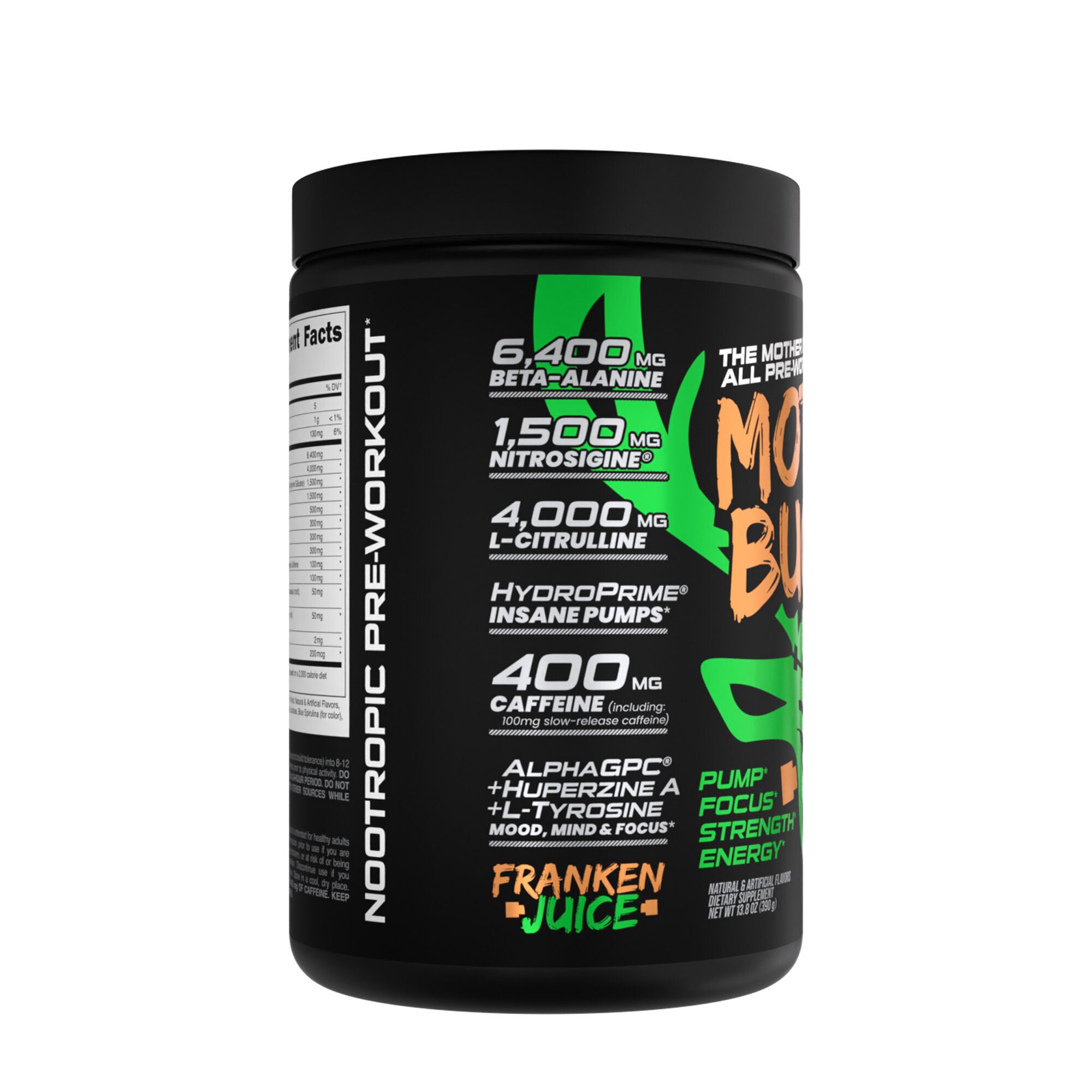 Mother Bucker&trade; Nootropic Pre-Workout - Franken Juice (20 Servings)