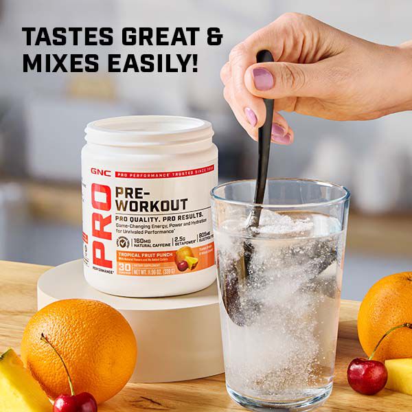 Pre-Workout - Blue Raspberry &#40;30 Servings&#41;  | GNC