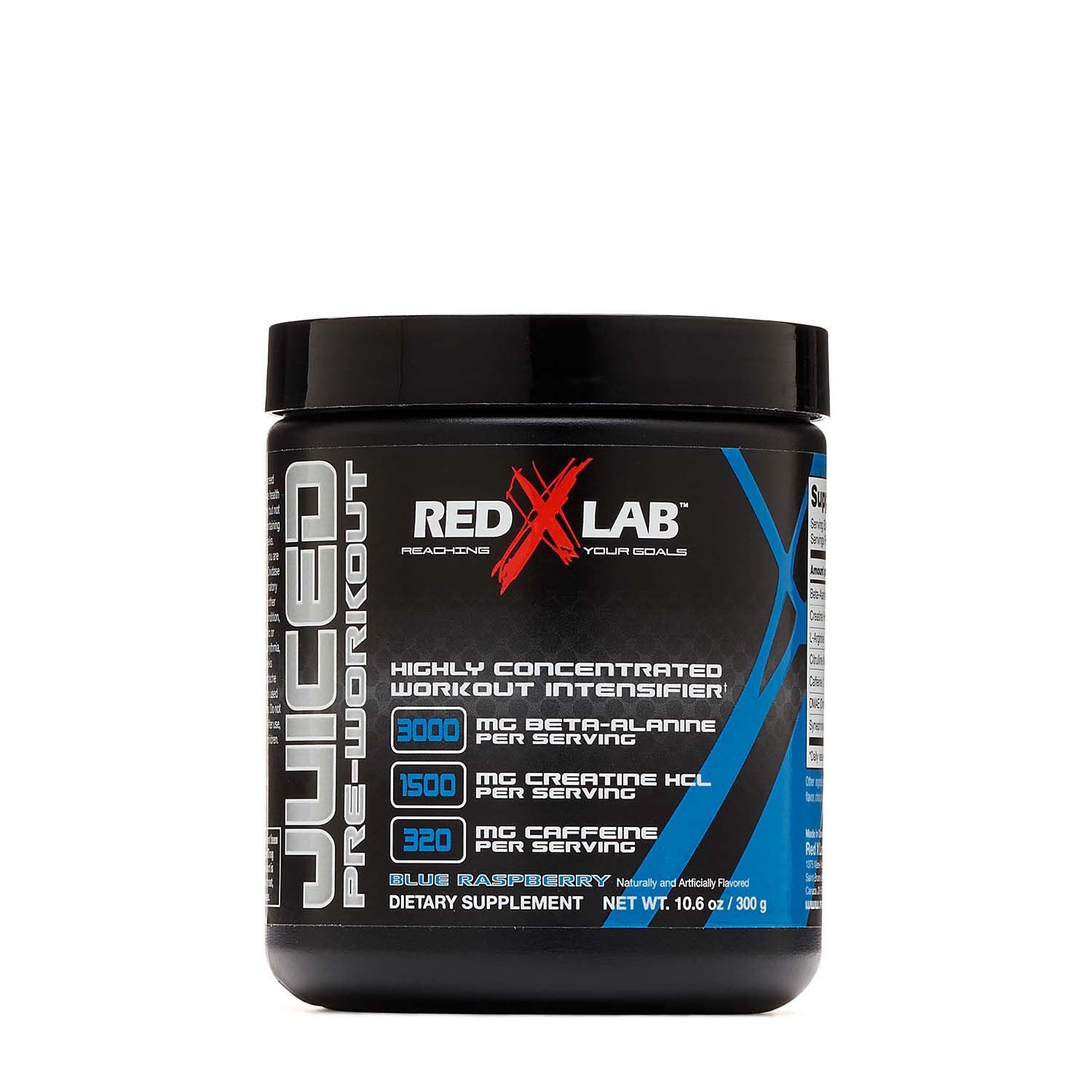 Red X Lab Juiced Pre Workout Blue Raspberry Gnc