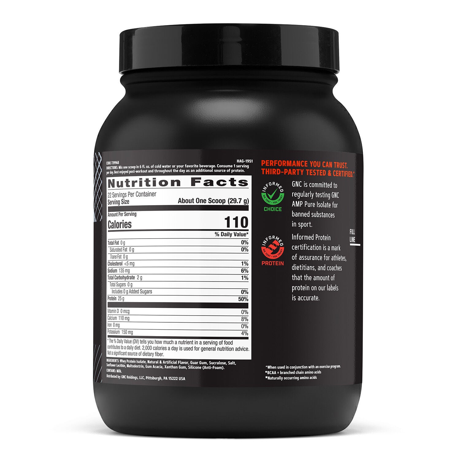 Pure Isolate - Vanilla Custard (22 Servings)