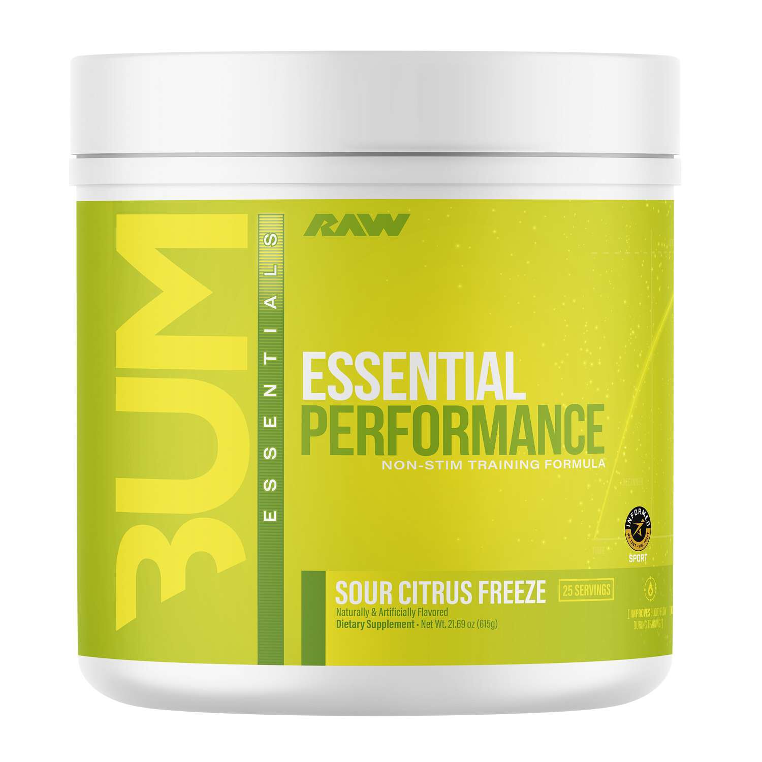 Essential Performance Non-Stim - Sour Citrus Freeze (25 Servings)  | GNC