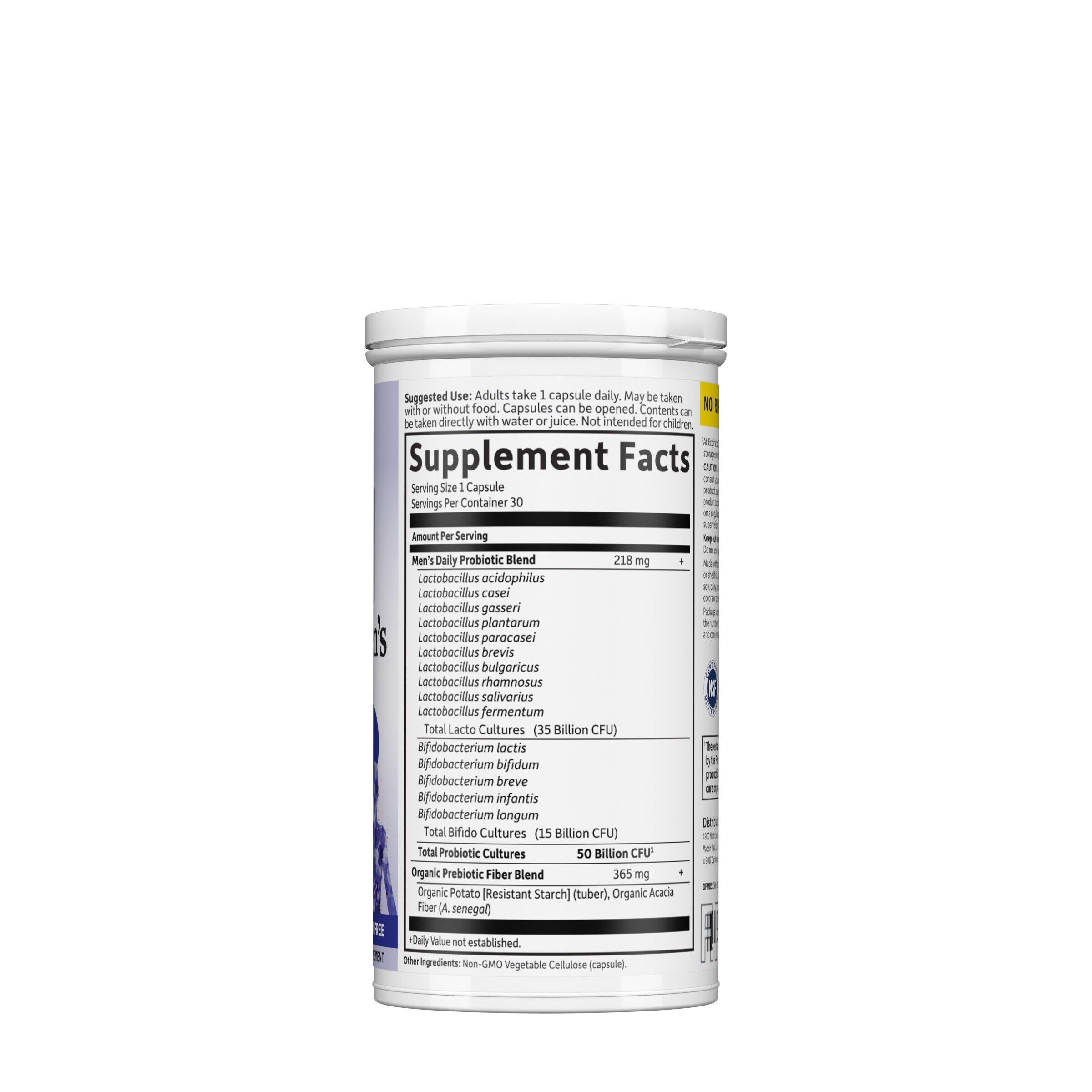 Once Daily Men's Probiotic - 30 Vegetarian Capsules (30 Servings)  | GNC