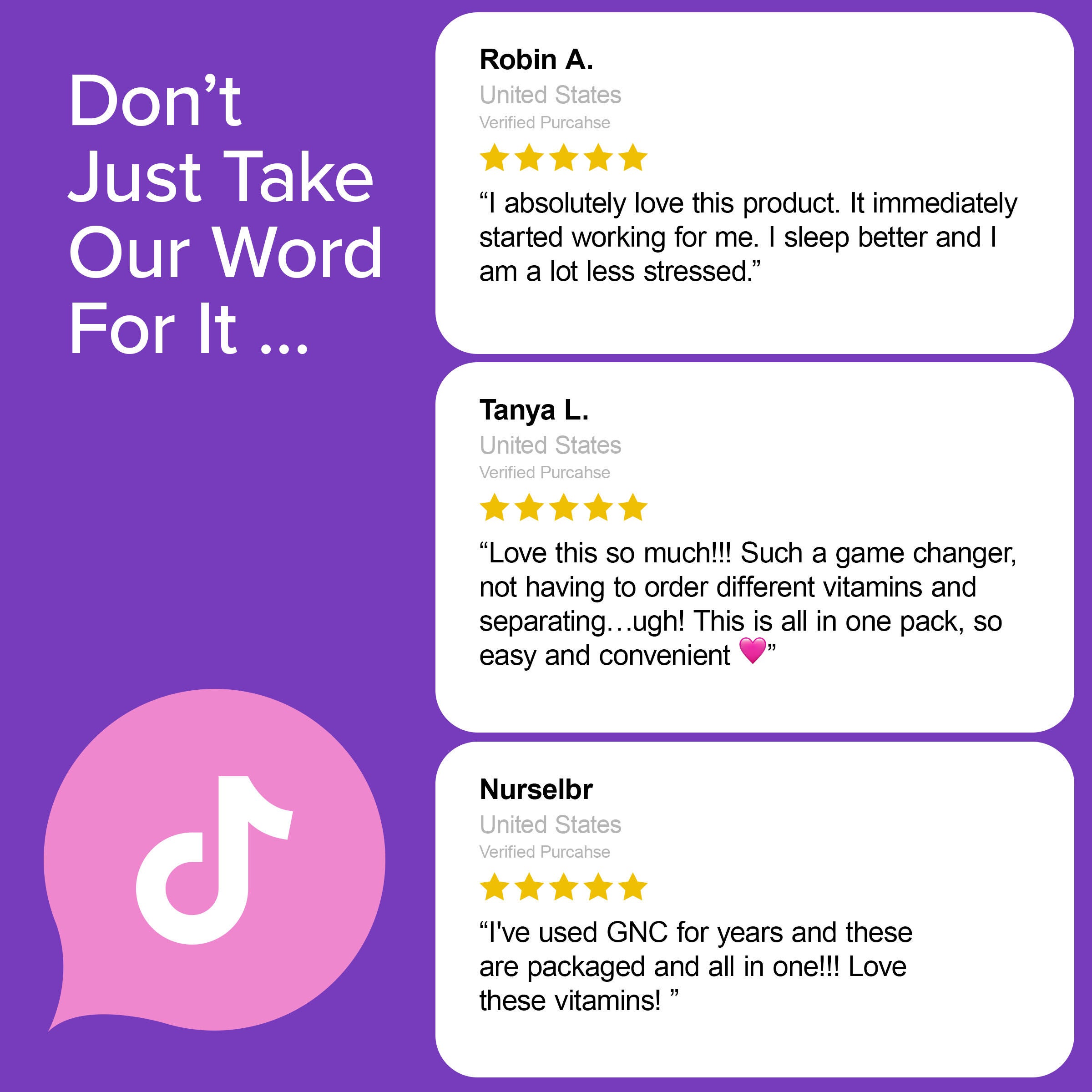 TikTok Stress Relief Vitapak&reg; Program (1 Month Supply)  | GNC