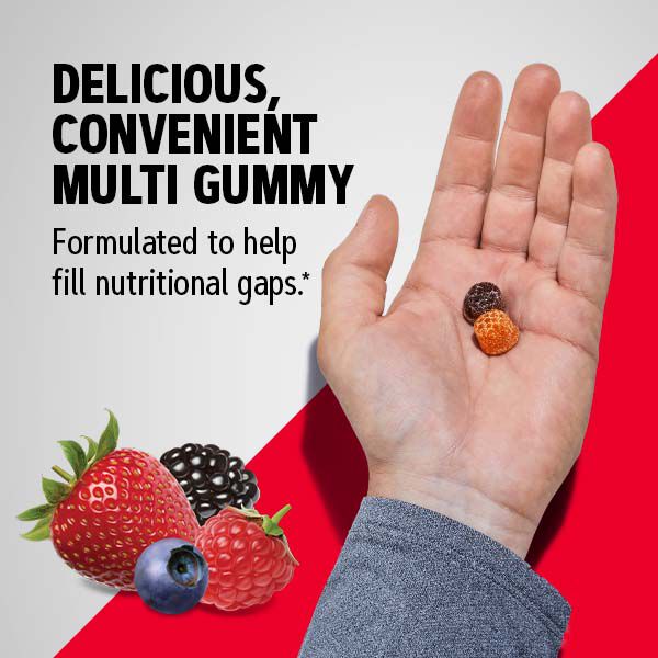 Mega Men&reg; Gummy Multivitamin - Mixed Berry - 120 Gummies &#40;60 Servings&#41;  | GNC
