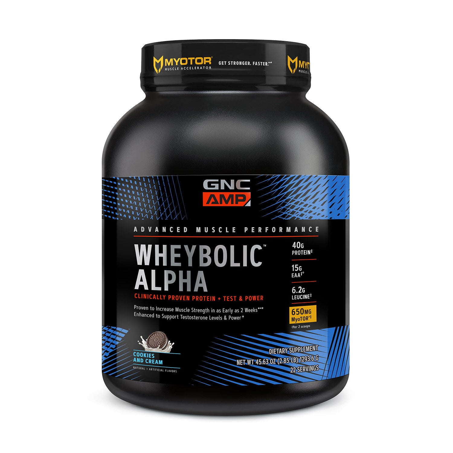 Wheybolic™ Alpha with MyoTor® Cookies and Cream GNC