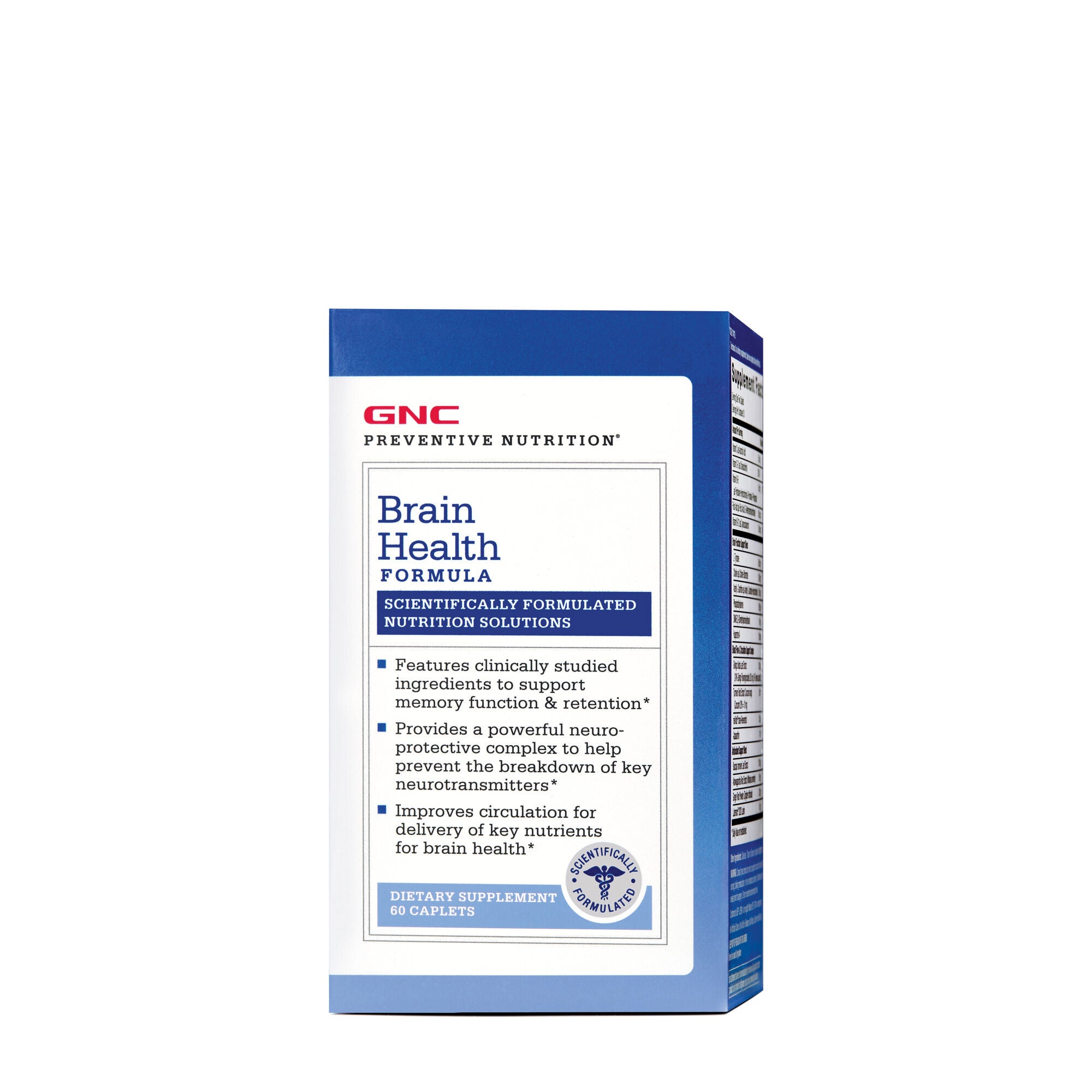 gnc preventive nutrition brain health formula