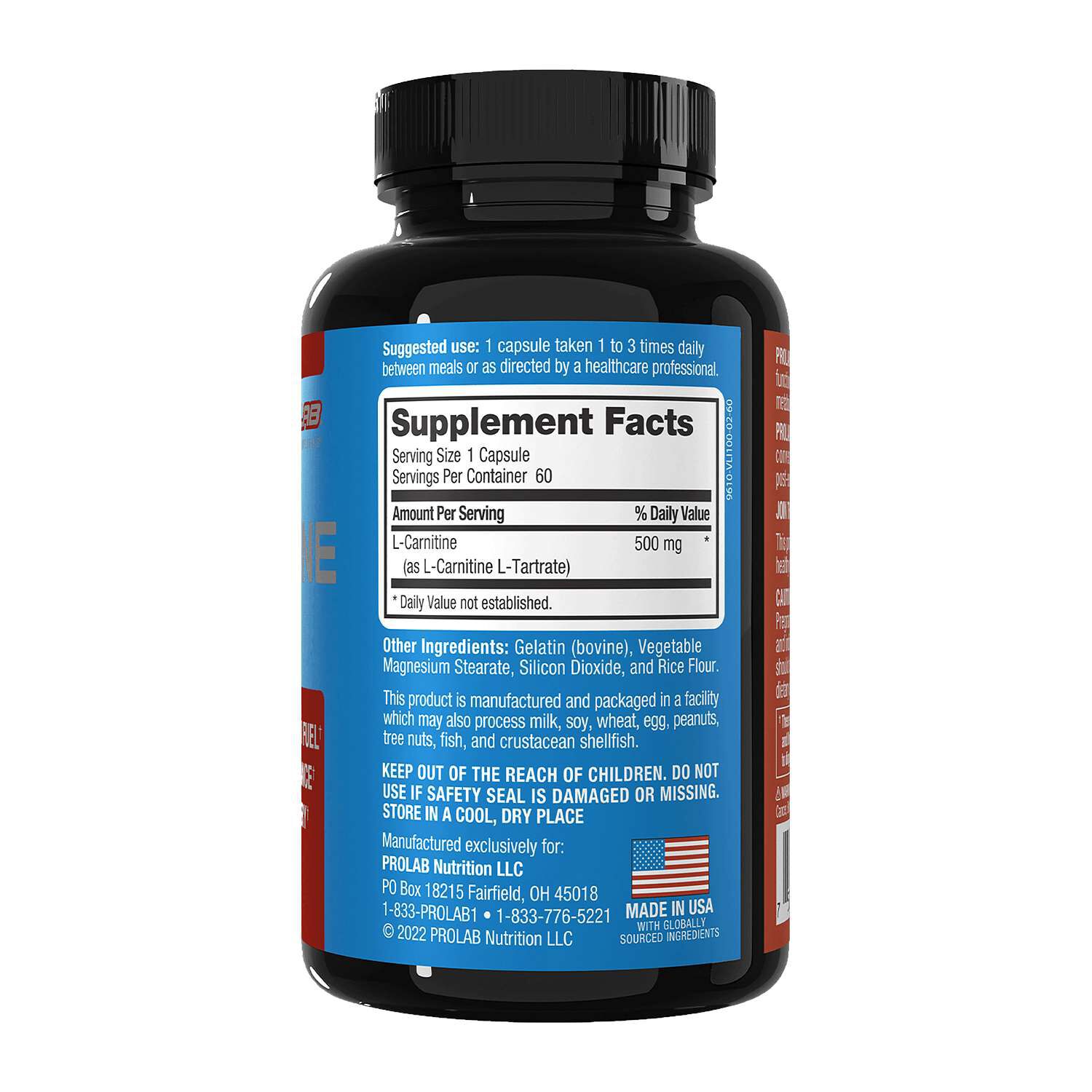 L-Carnitine - 60 Capsules (60 Servings)  | GNC