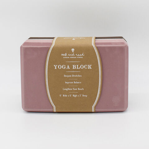 Colorblock Yoga Block - Iron/Woodrose - 1 Item  | GNC
