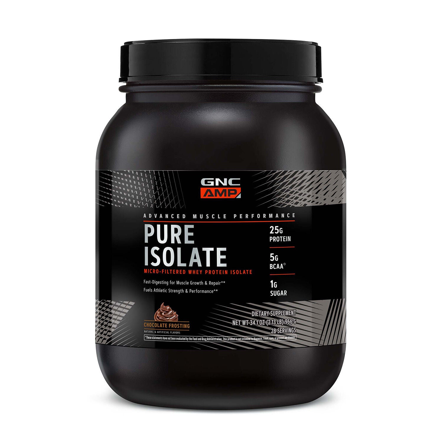 Pure Isolate Whey Protein - Chocolate Frosting (28 Servings) Chocolate Frosting | GNC