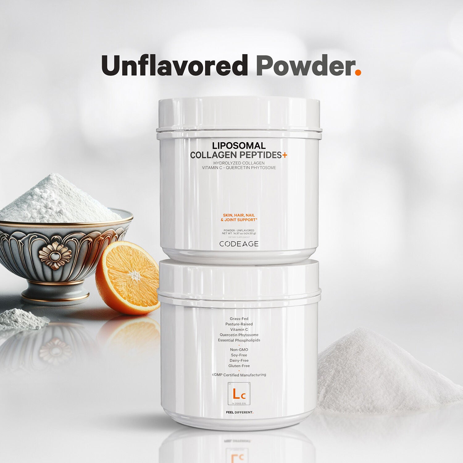 Liposomal Collagen Peptides - Unflavored - 14.97 oz. (30 Servings)  | GNC