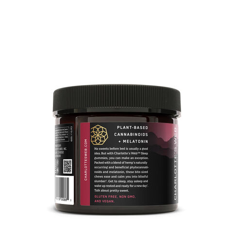 Hemp Extract-Infused Gummies Sleep Raspberry Flavor, Charlotte's Web