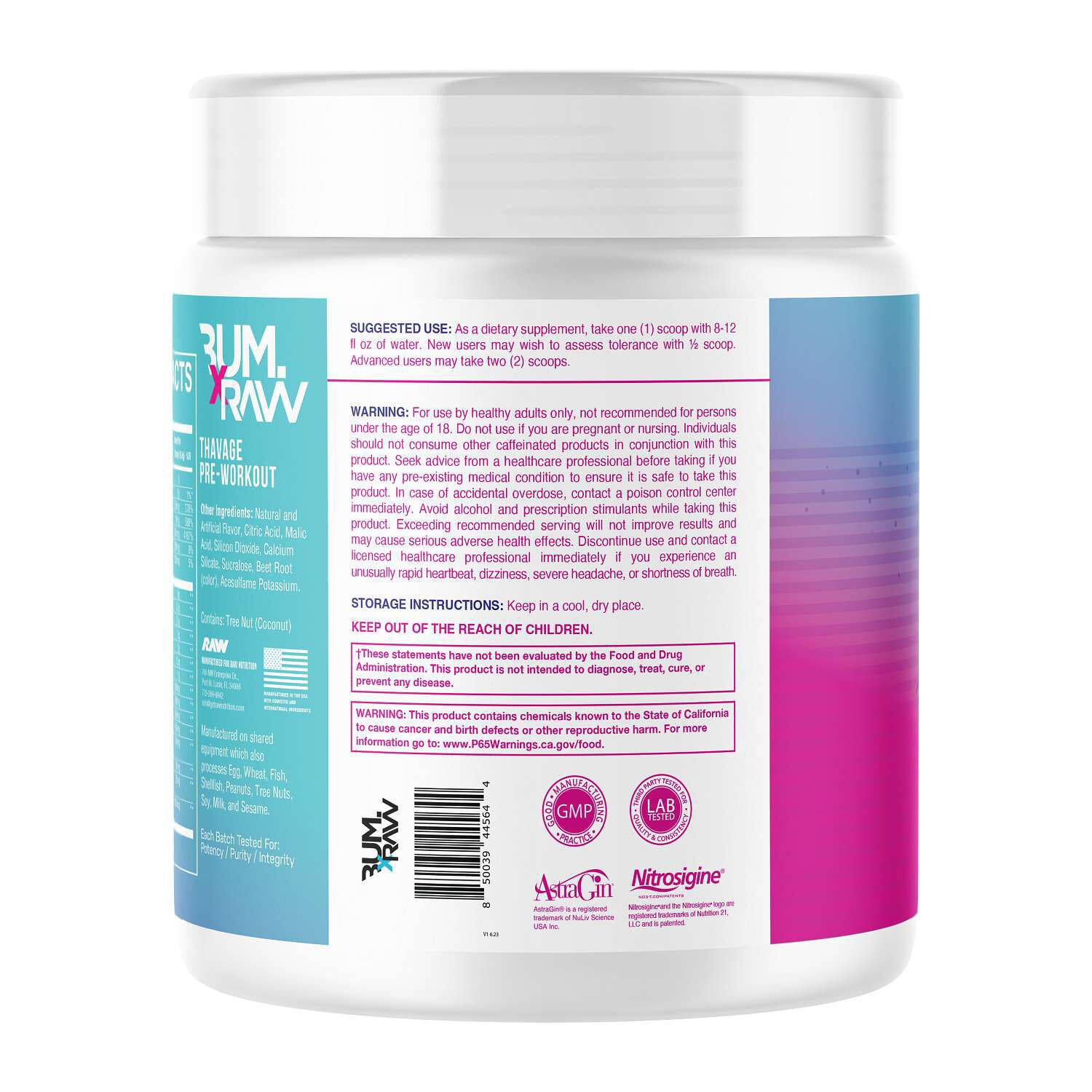 Thavage Pre-Workout - South Beach Slush (40 Servings)  | GNC