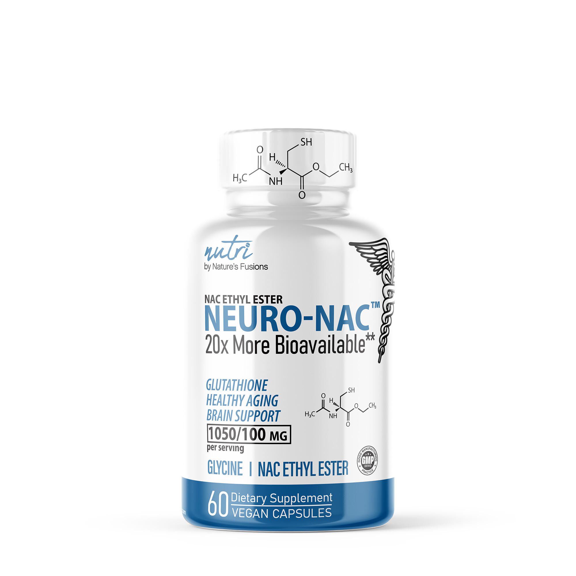 Brain Support Neuro-Nac NAC Ethyl Ester 50mg - 60 Capsules (60 Servings) | GNC