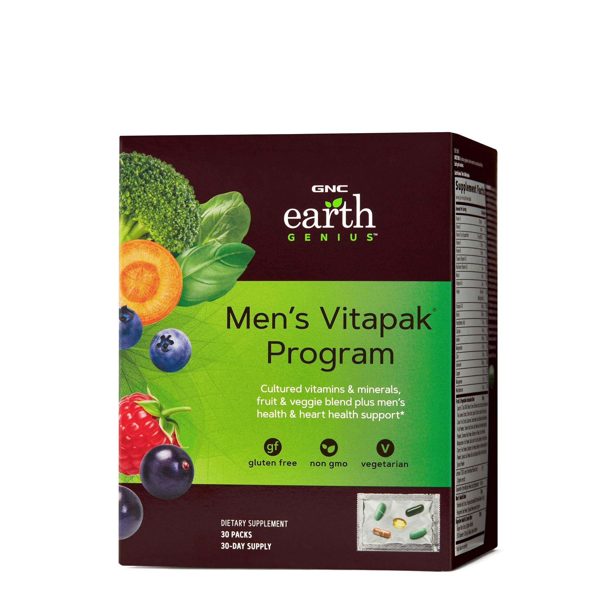 Gnc Earth Genius Men S Vitapak Program Gnc