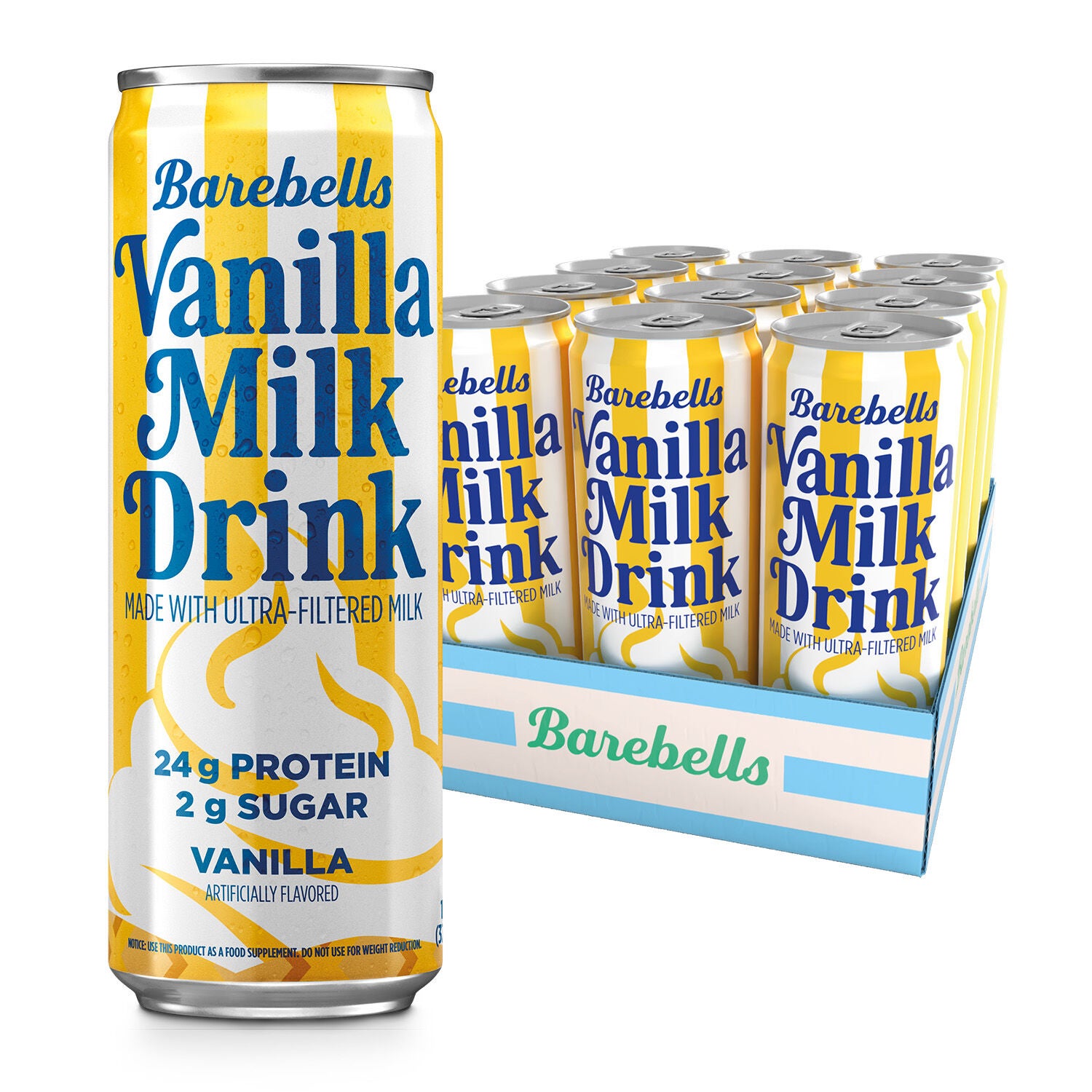 Vanilla Milk Drink (12 Cans) Vanilla | GNC