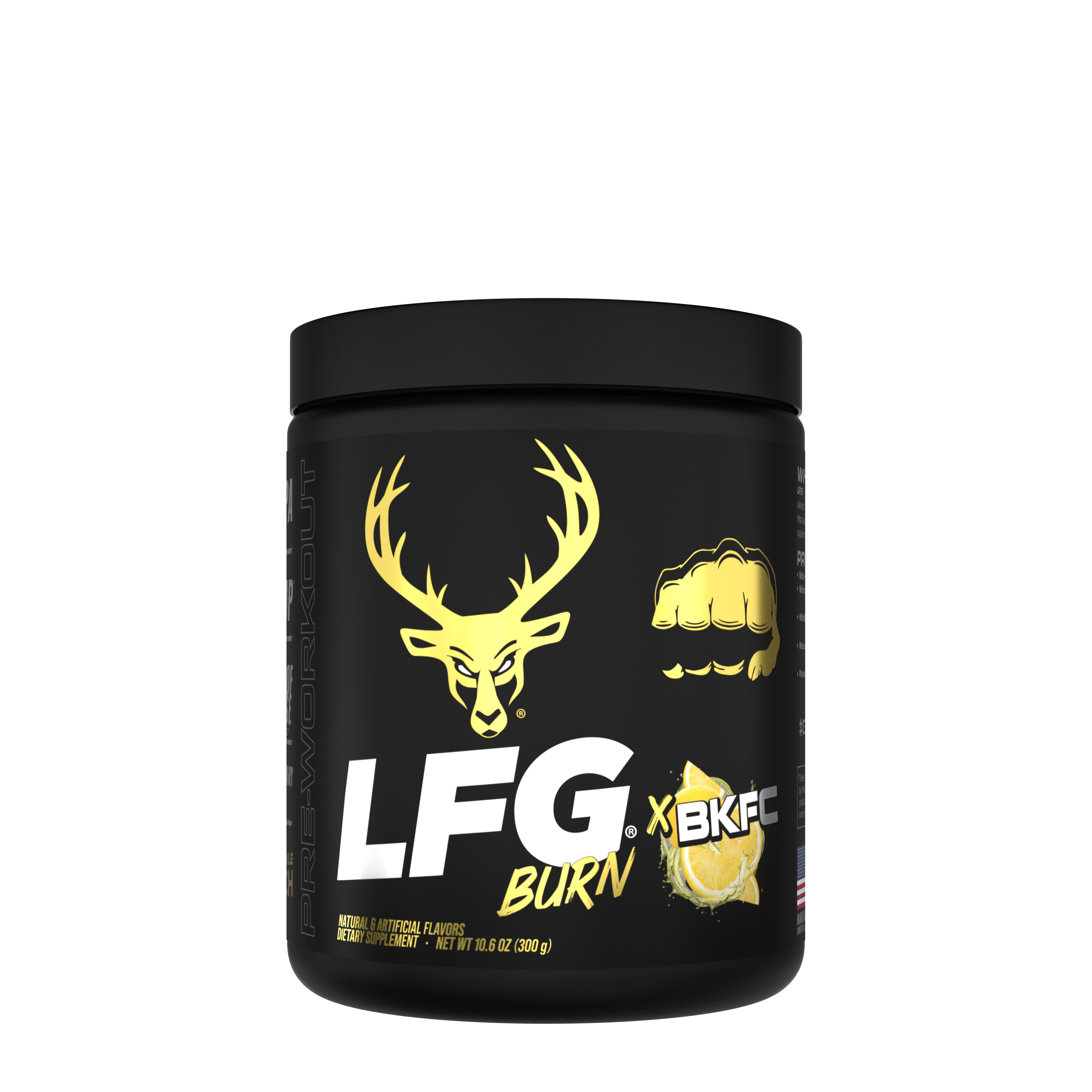 BKFC LFG Burn Pre-Workout - Bare Knuckle Punch (30 Servings) Bare Knuckle Punch | GNC