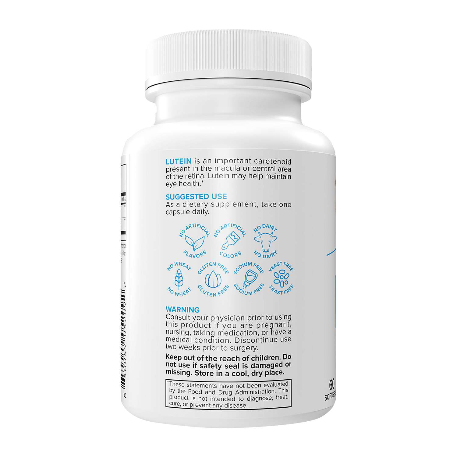 Lutein - 60 Softgels (60 Servings)