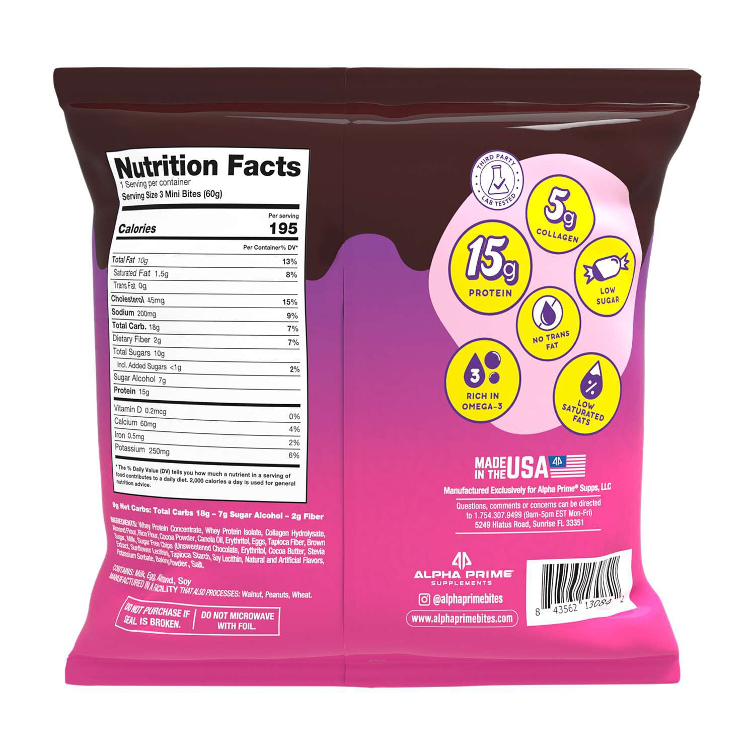 Protein Mini Muffins - Chocolate Fudge (12 Packs)