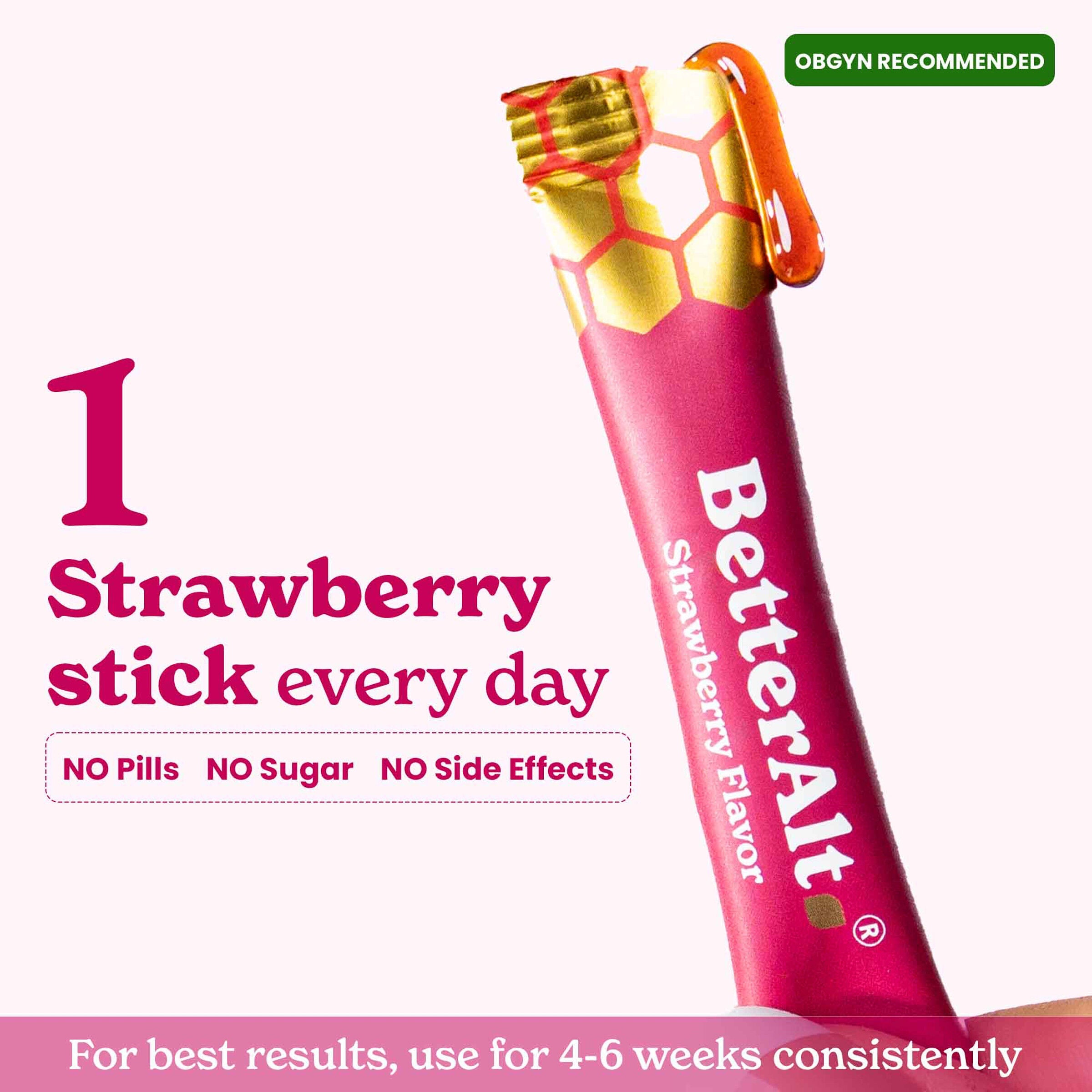 She-lajit Honey Sticks - Strawberry (30 Sticks)  | GNC