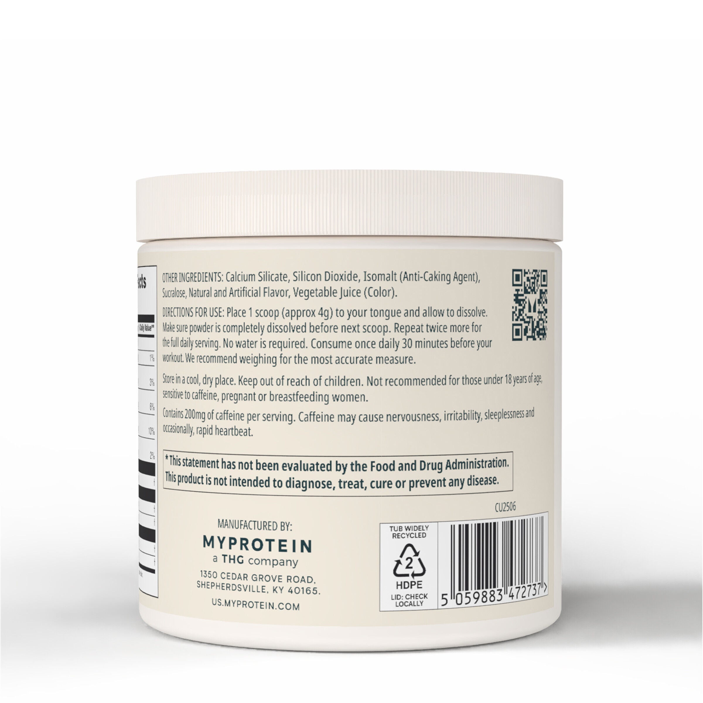 Origin Fast Melt Pre-Workout Powder - Cherry (18 Servings)  | GNC