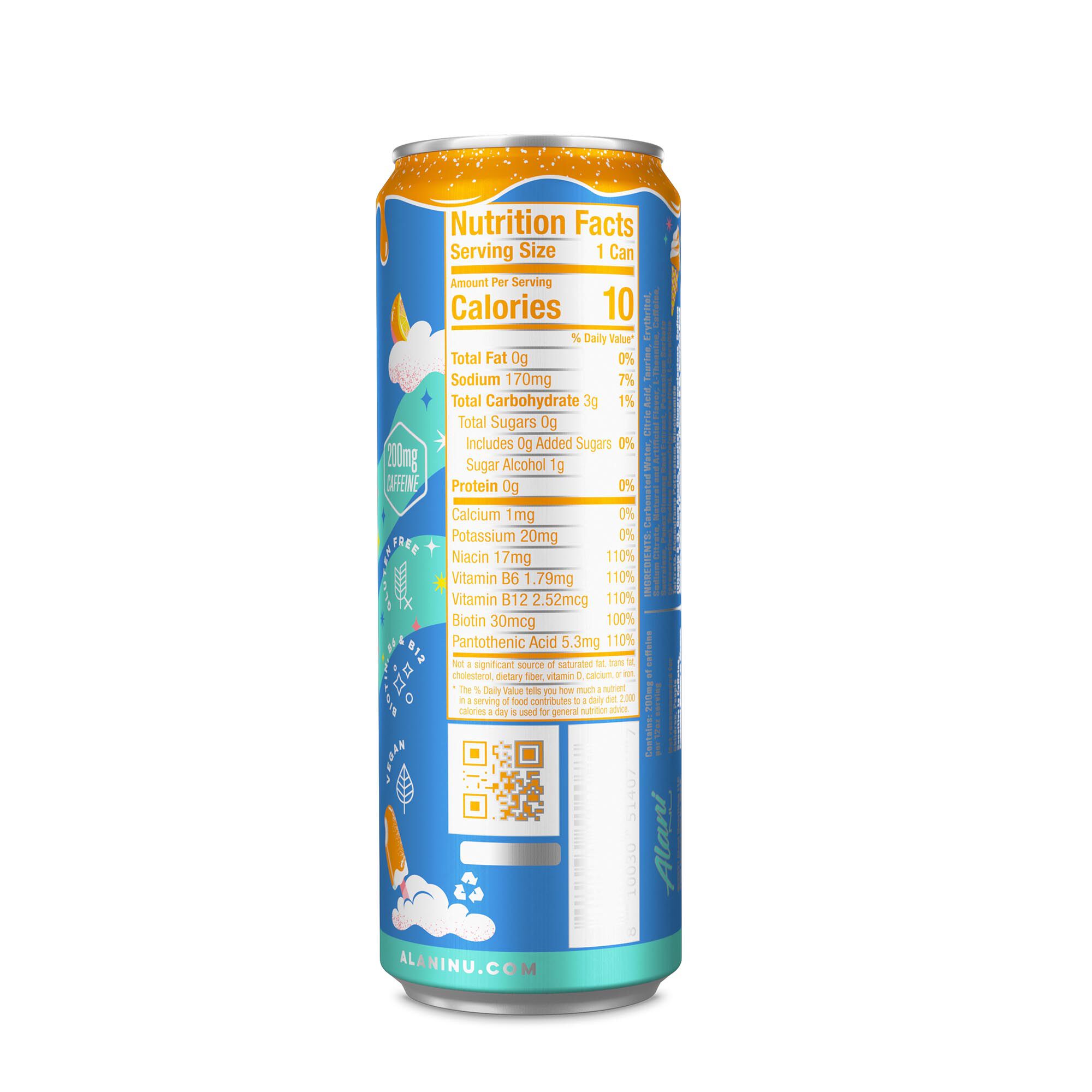 Energy Drink - Blue Slush 12 oz. (12 Cans)