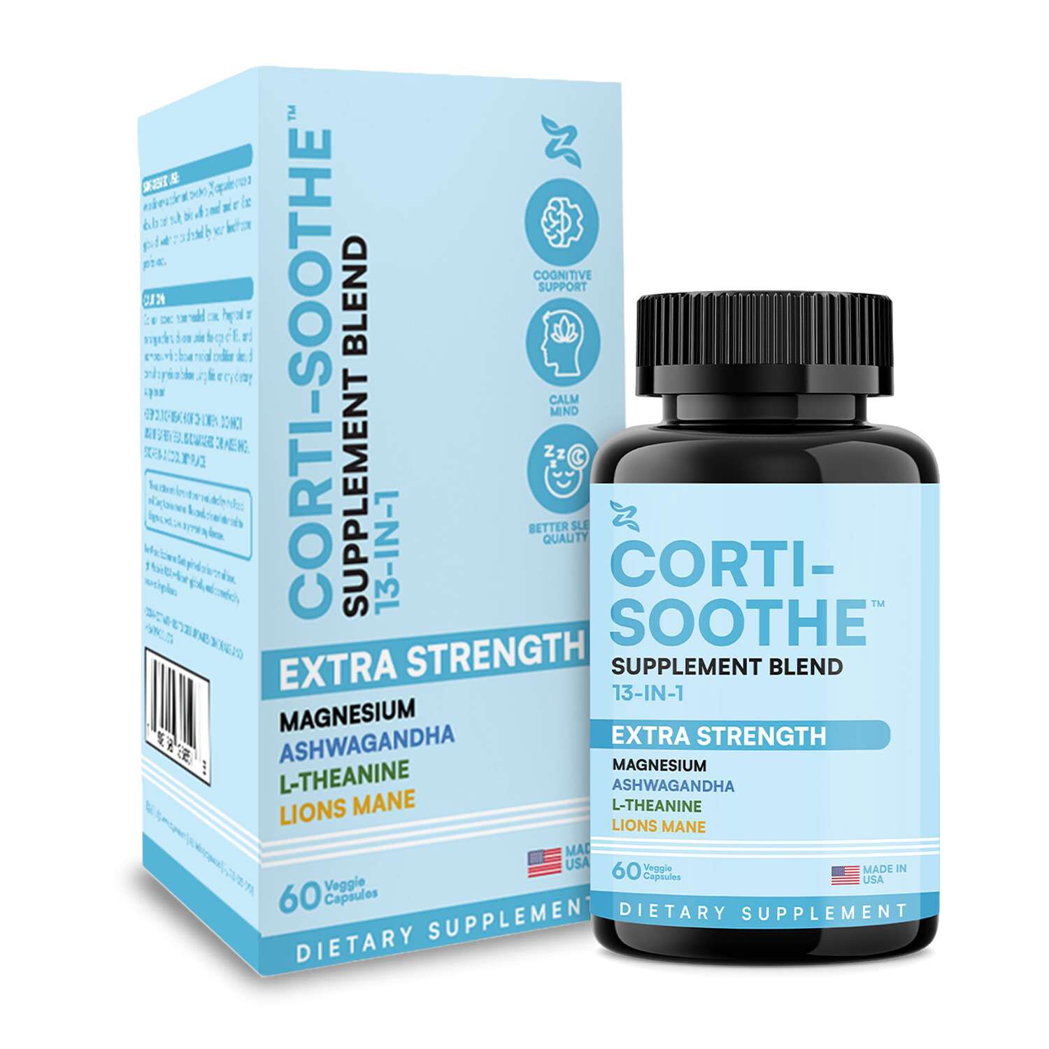 Corti-Soothe- 60 Veggie Capsules (30 Servings)