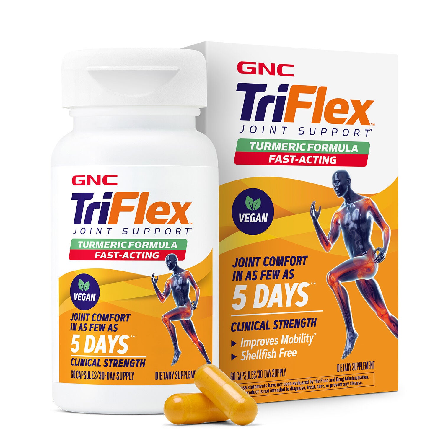 TriFlex Joint Support Turmeric Formula - 60 Capsules (30 Servings)