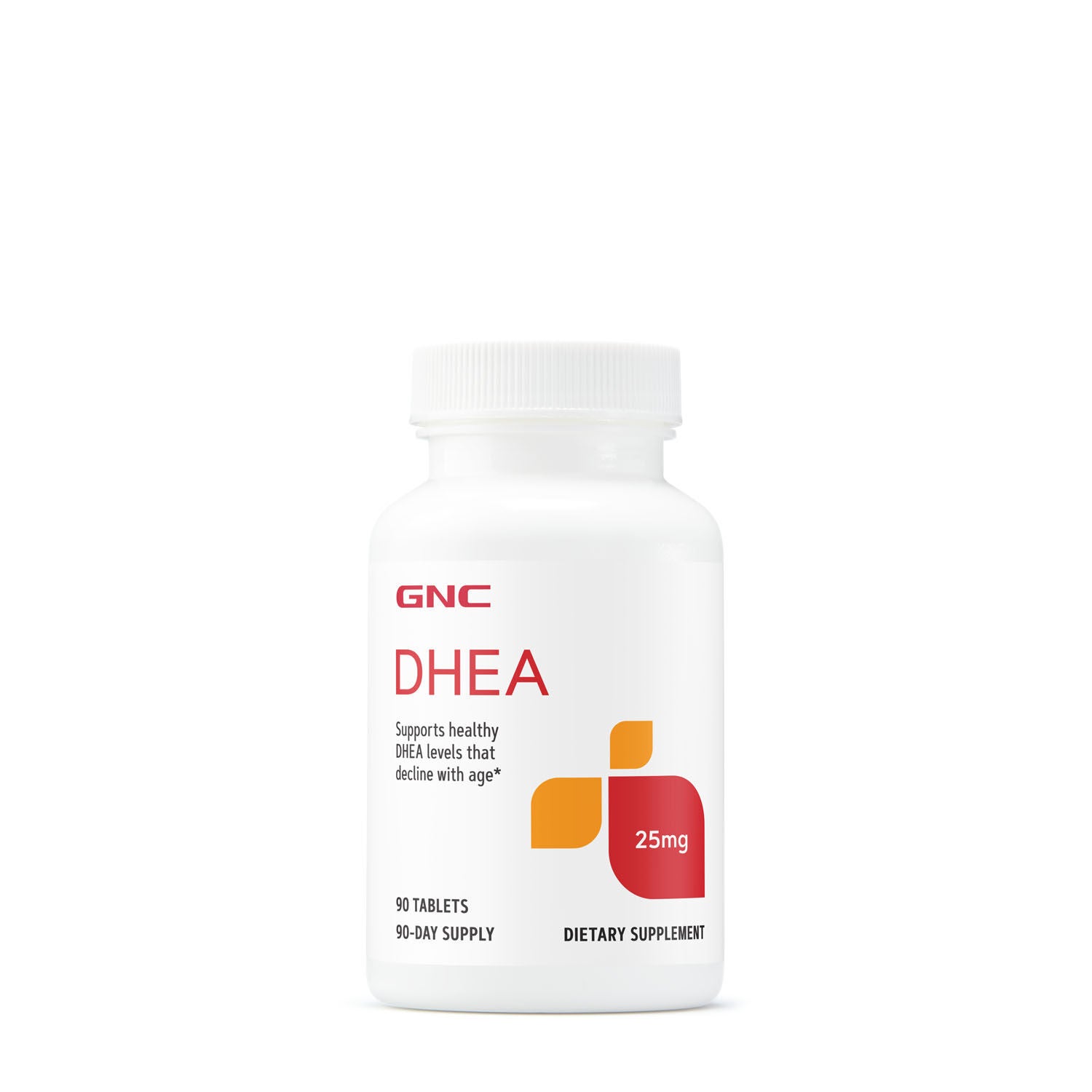 DHEA 25mg - 90 Tablets (90 Servings) | GNC