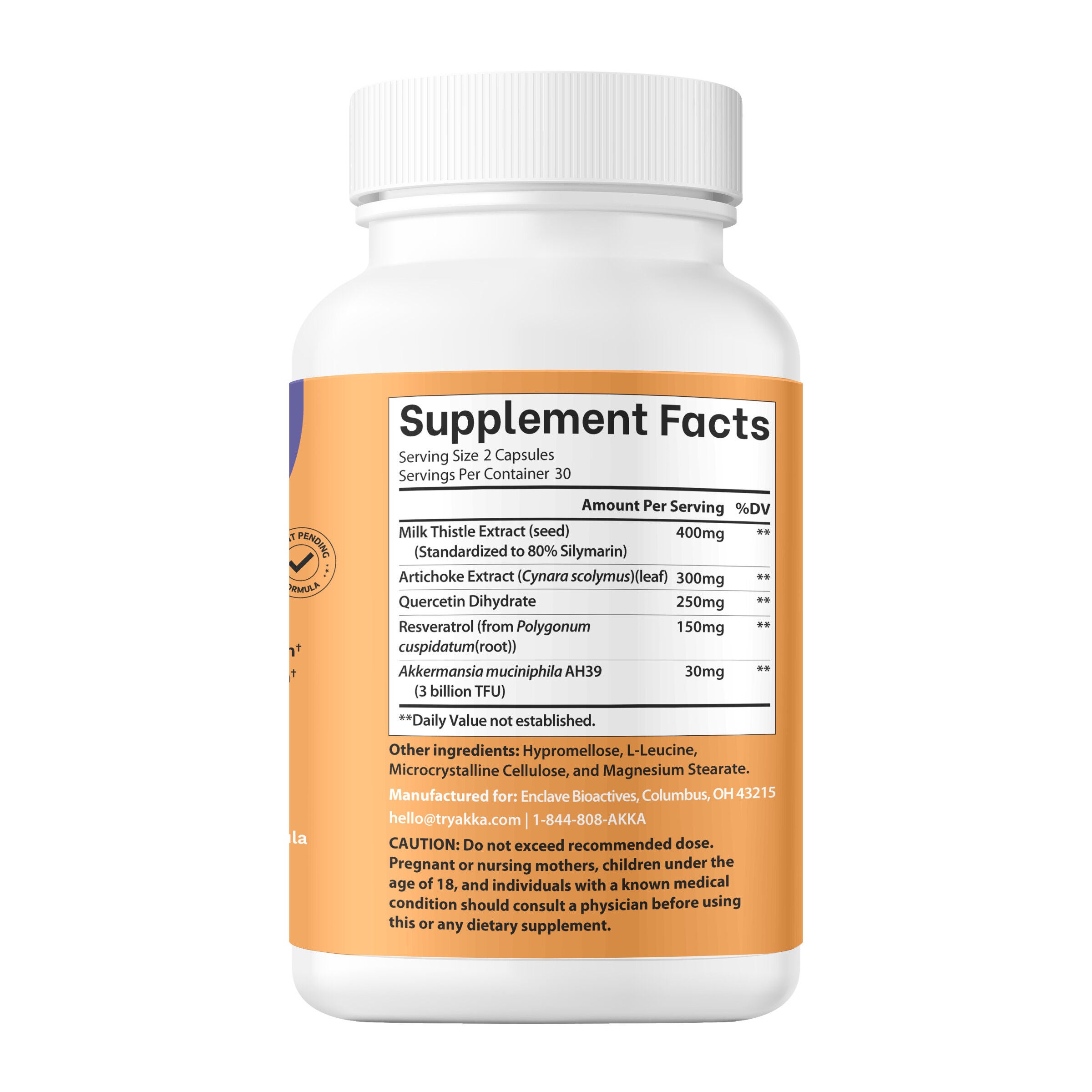 Akka: Akkermansia Superbiotic - 60 Capsules (30 Servings)