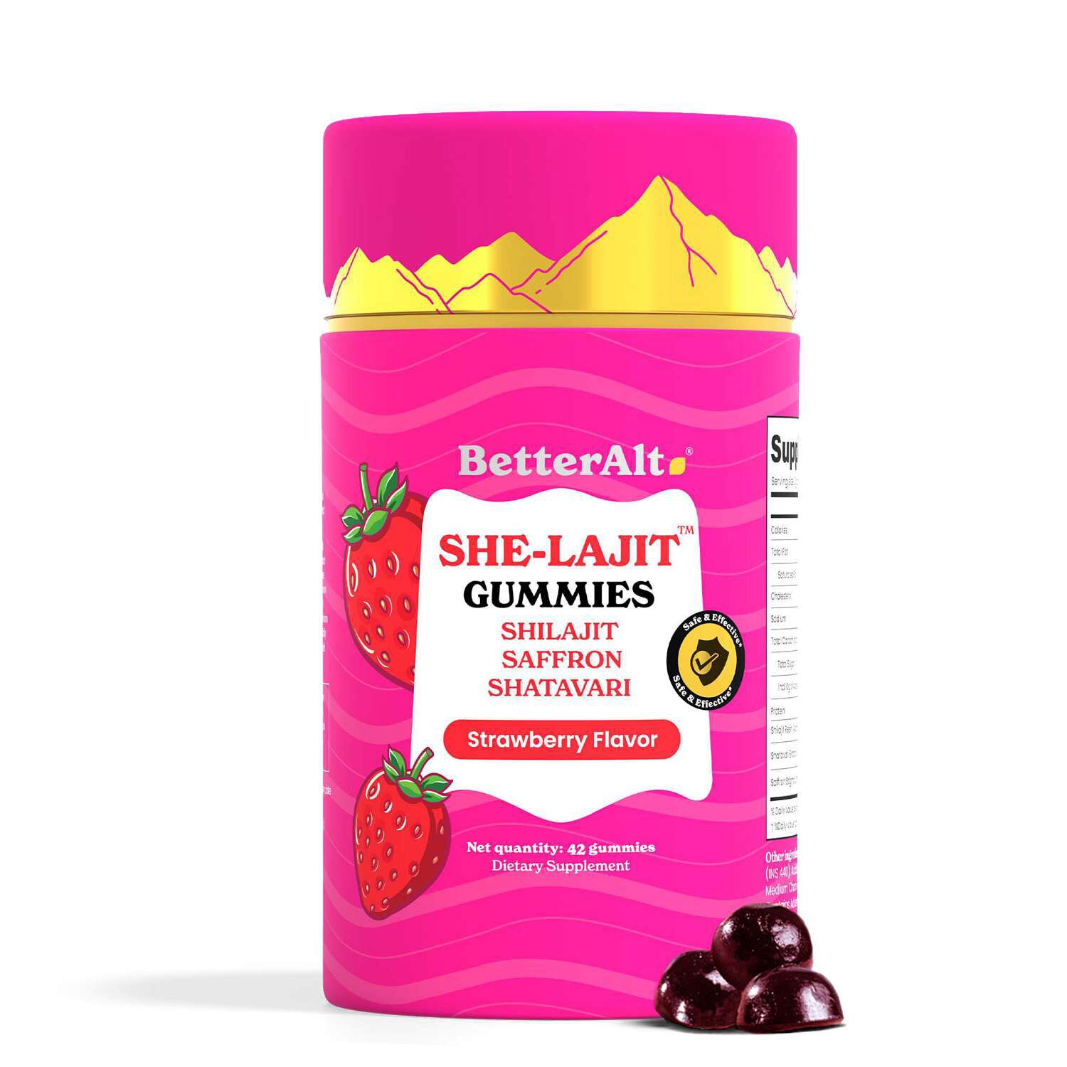 She-lajit Gummies- 60 Gummies (30 Servings)  | GNC