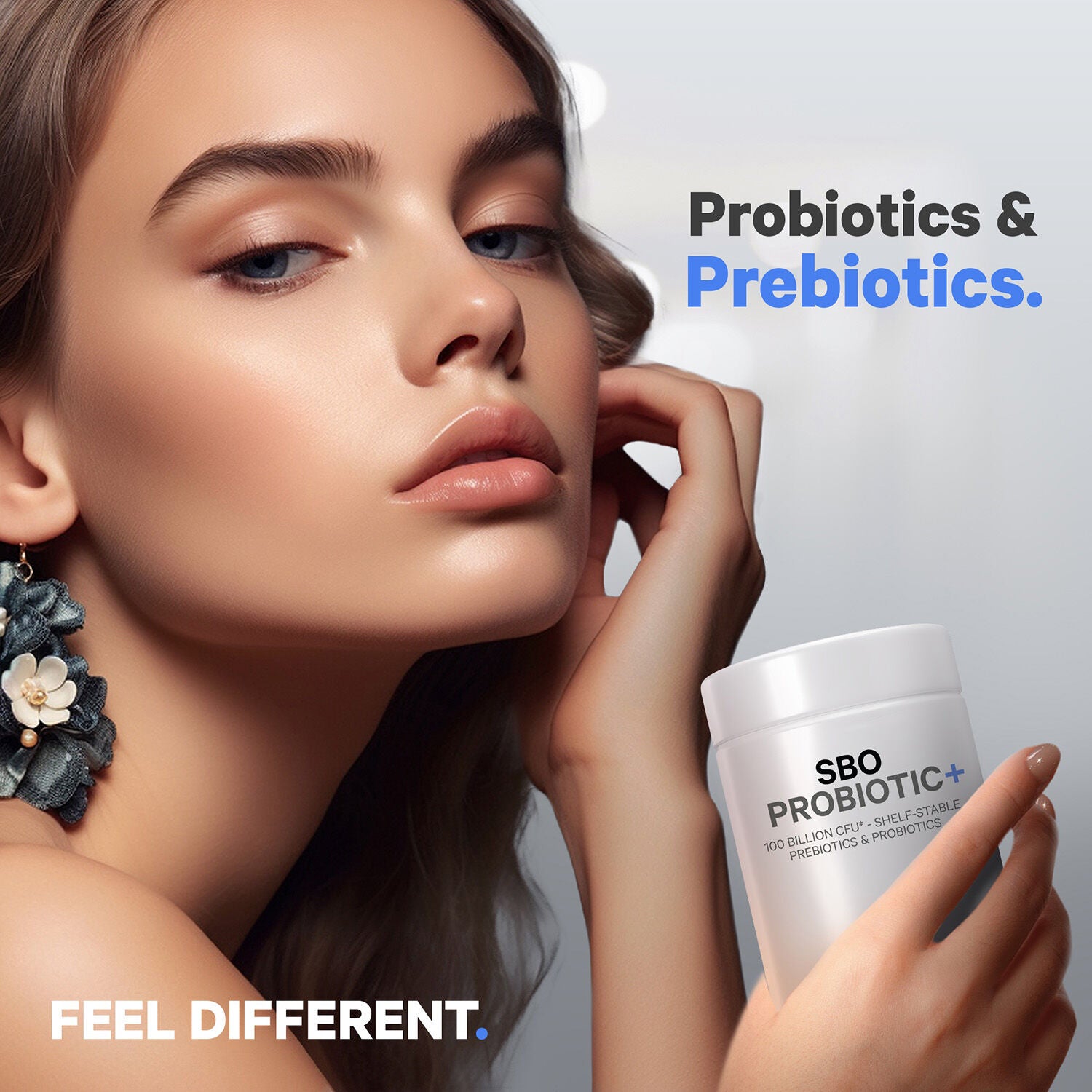 SBO Probiotic+ 100 Billion CFU &amp; Prebiotics Vegan Digestion - 90 Capsules (45 Servings)  | GNC